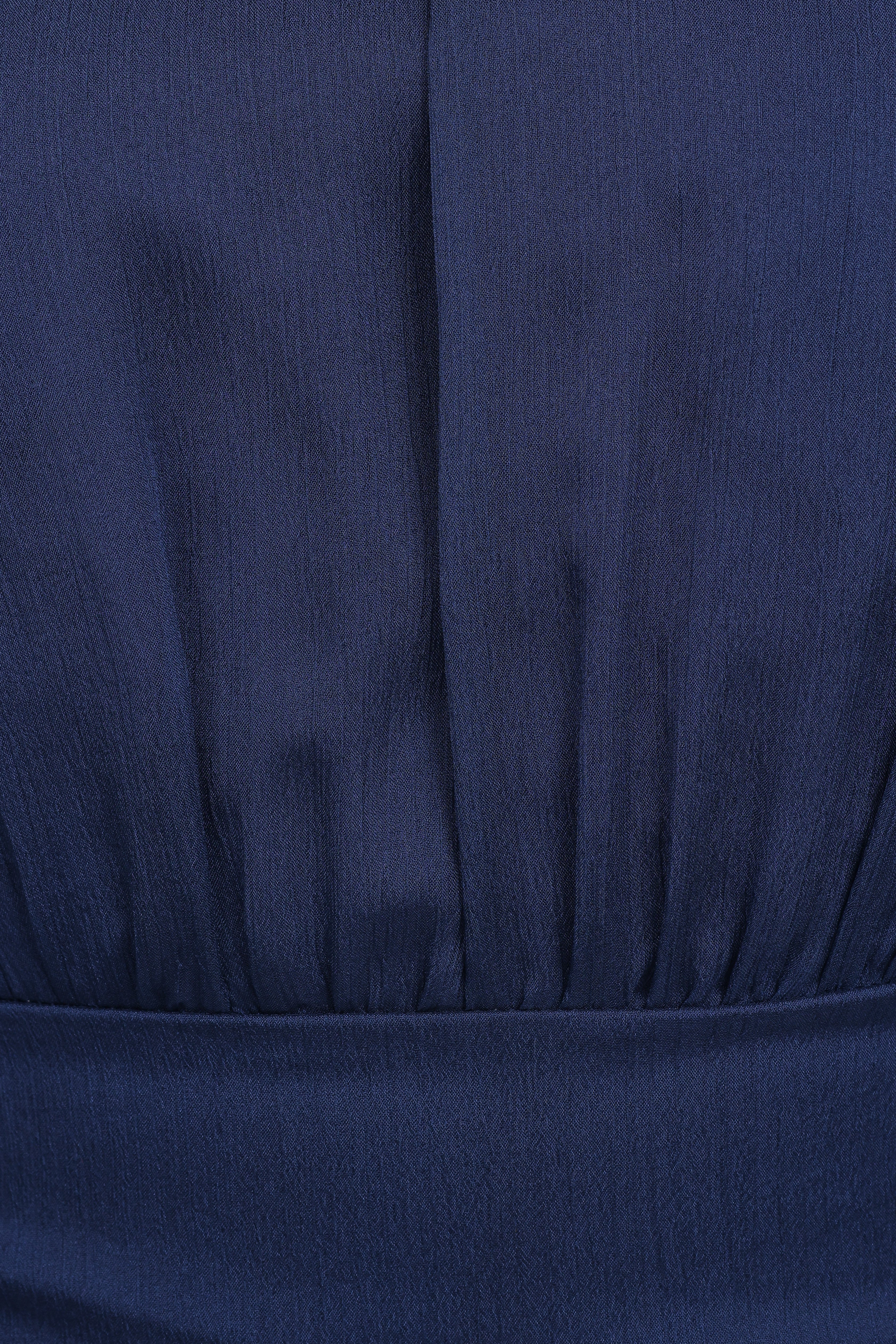 Julip Sheer Long Sleeve Maxi Dress - Navy-Aur Fashion