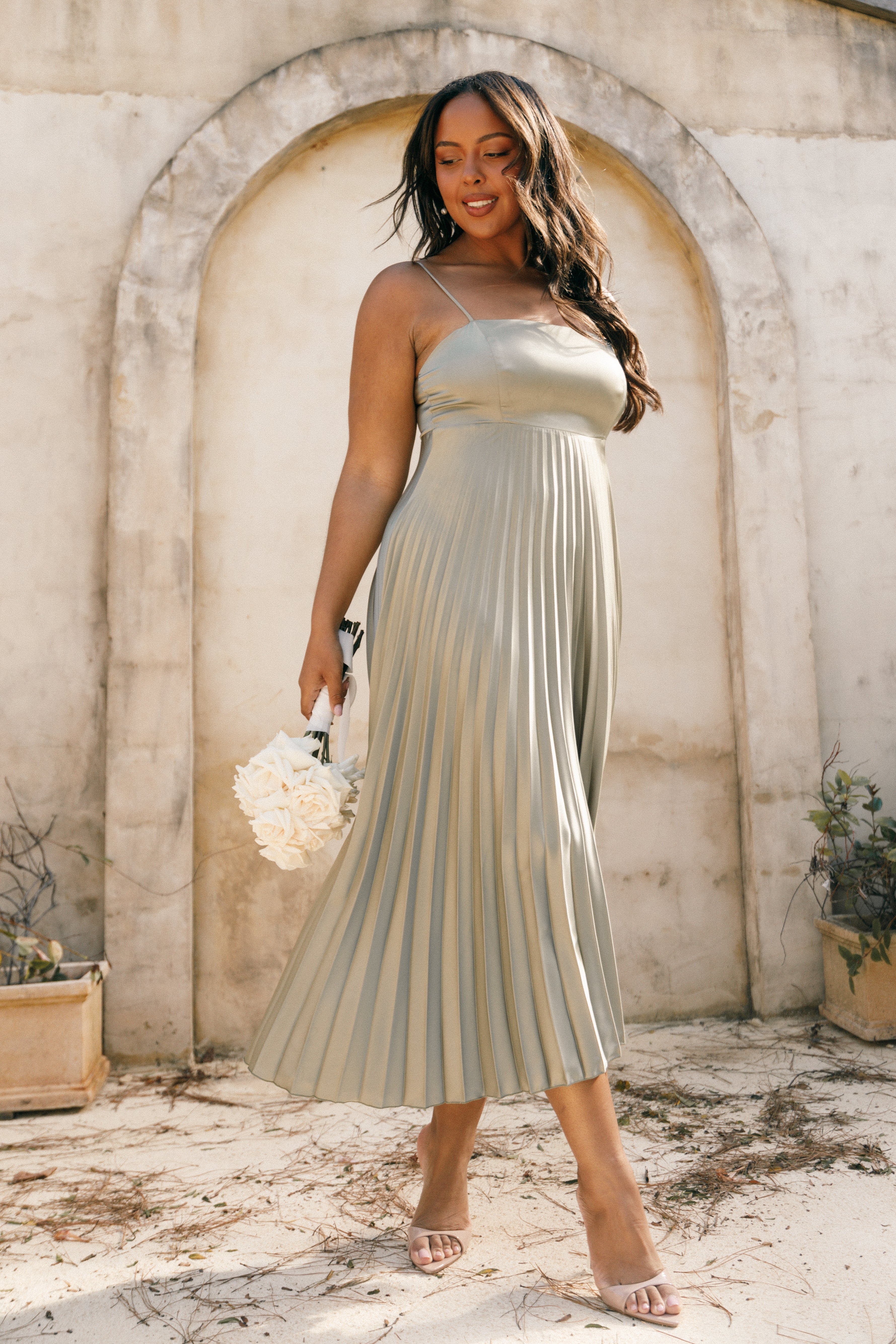 Keegan Maxi Dress - Olive-Aur Fashion