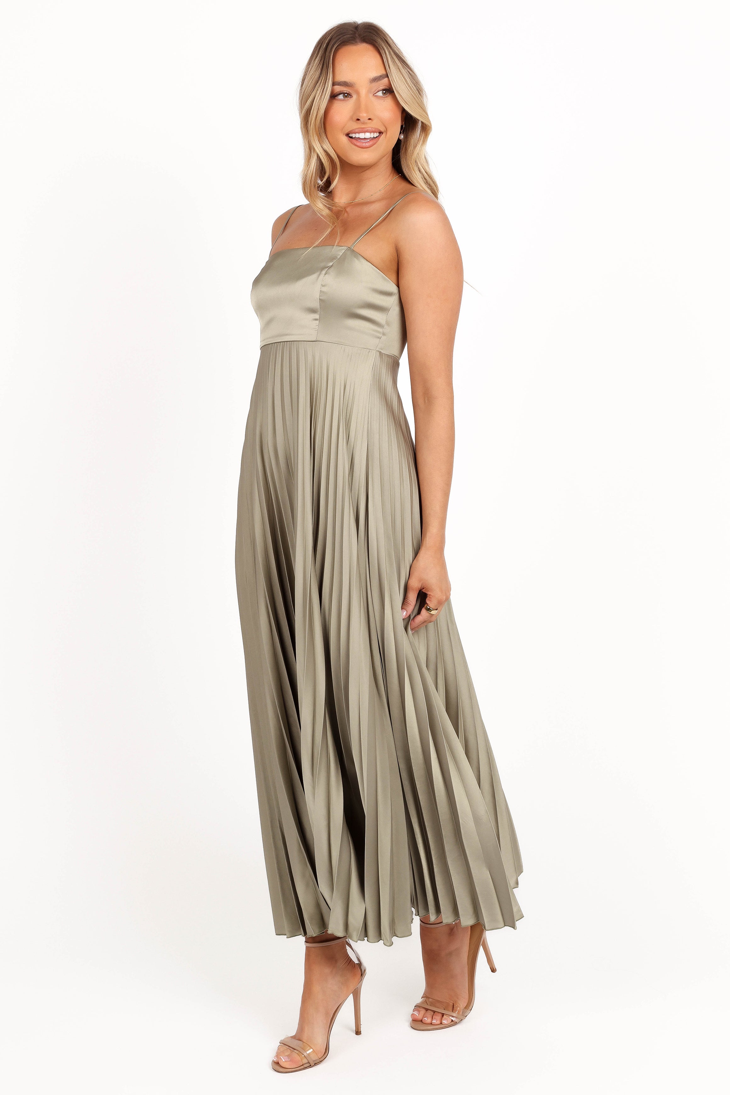 Keegan Maxi Dress - Olive-Aur Fashion