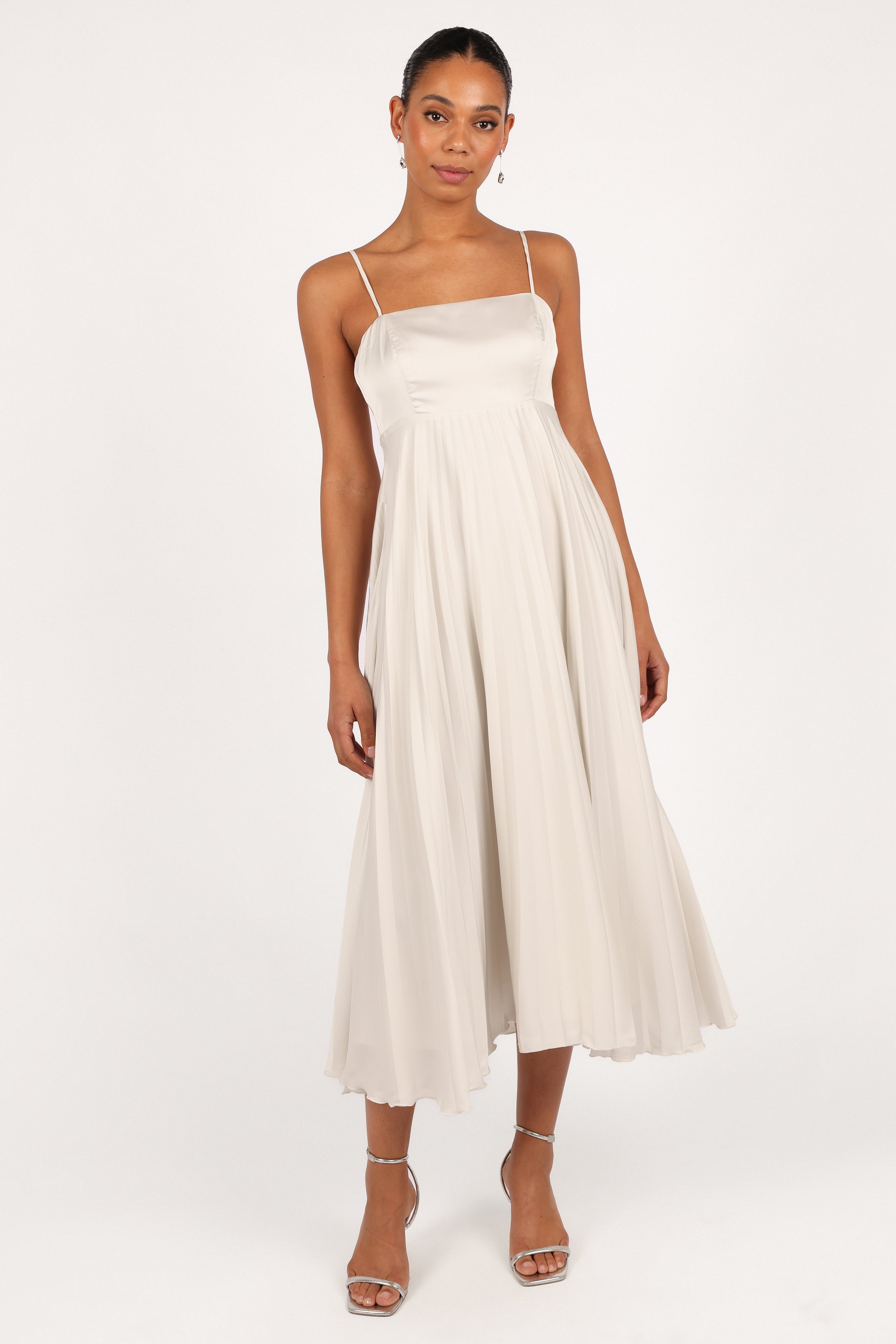 Keegan Maxi Dress - White-Aur Fashion