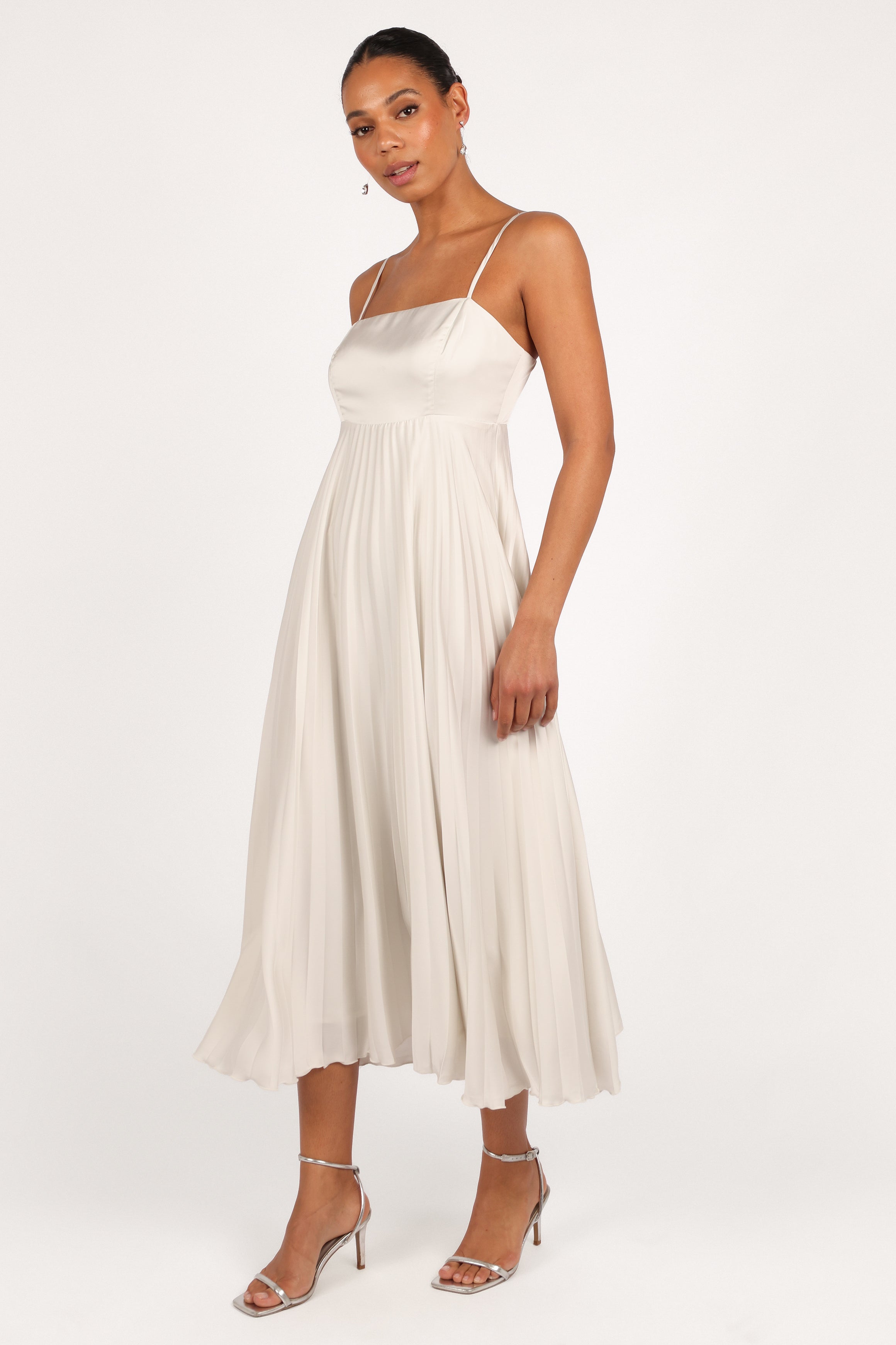Keegan Maxi Dress - White-Aur Fashion