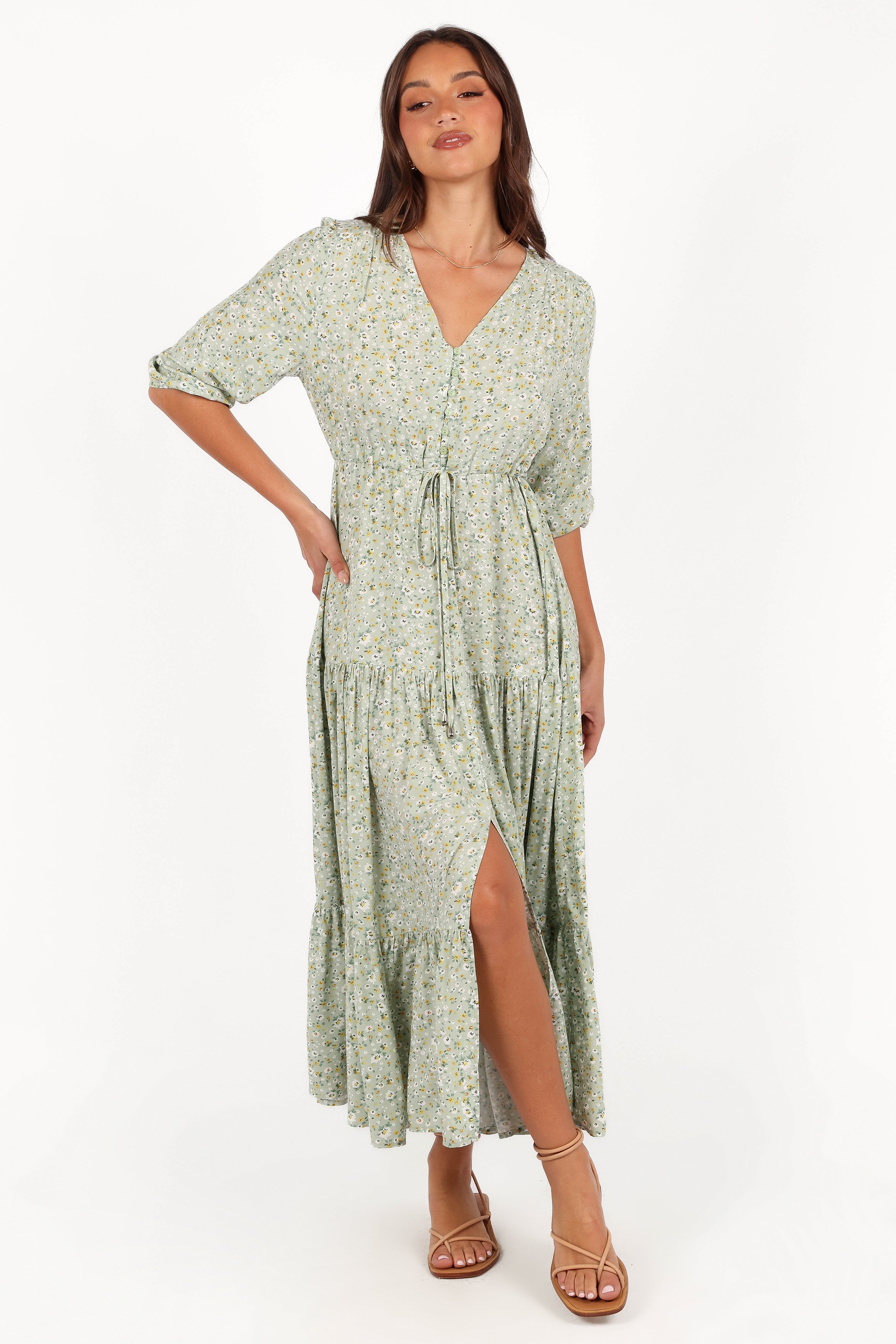 Kelda Dress - Floral Print-Aur Fashion