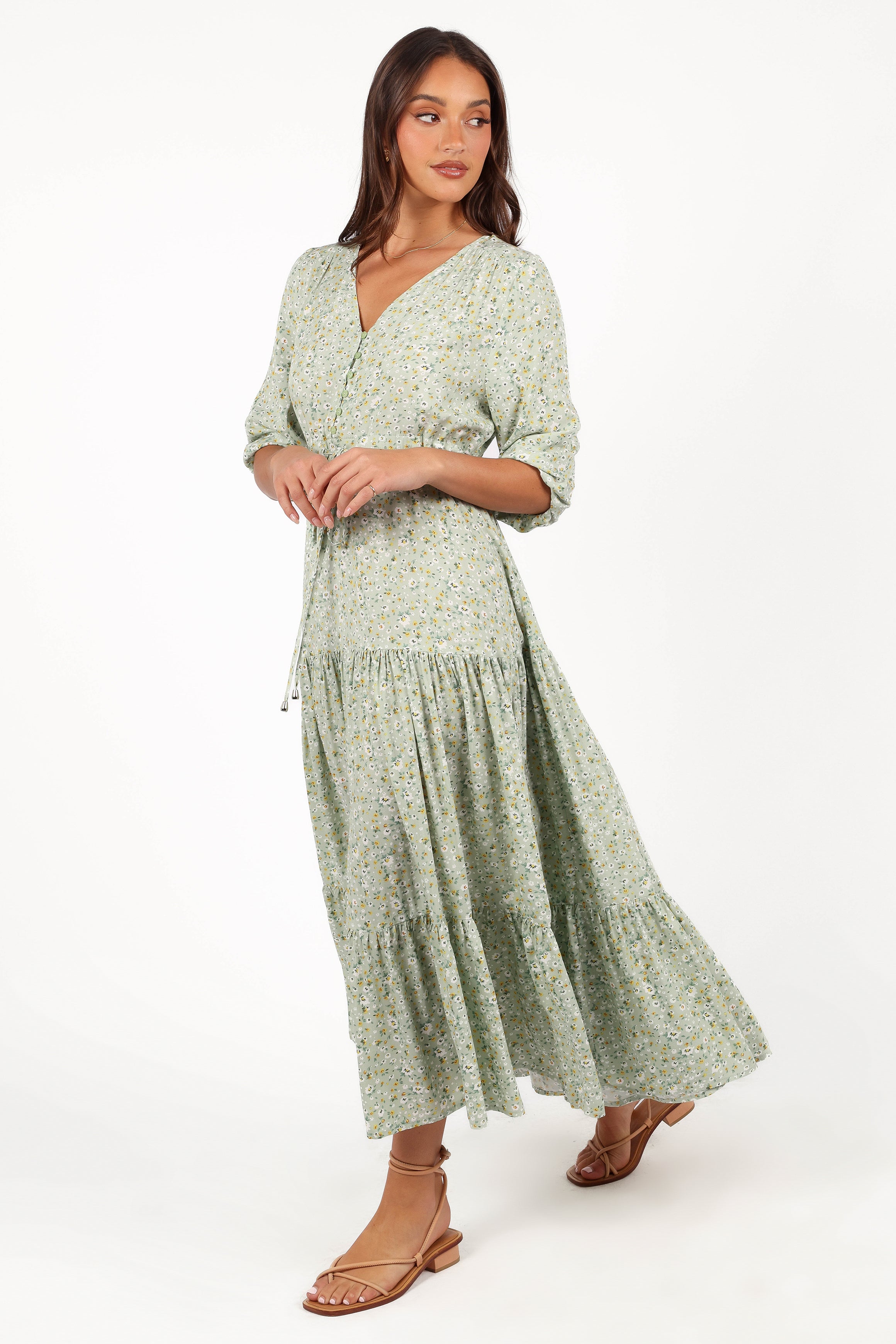 Kelda Dress - Floral Print-Aur Fashion