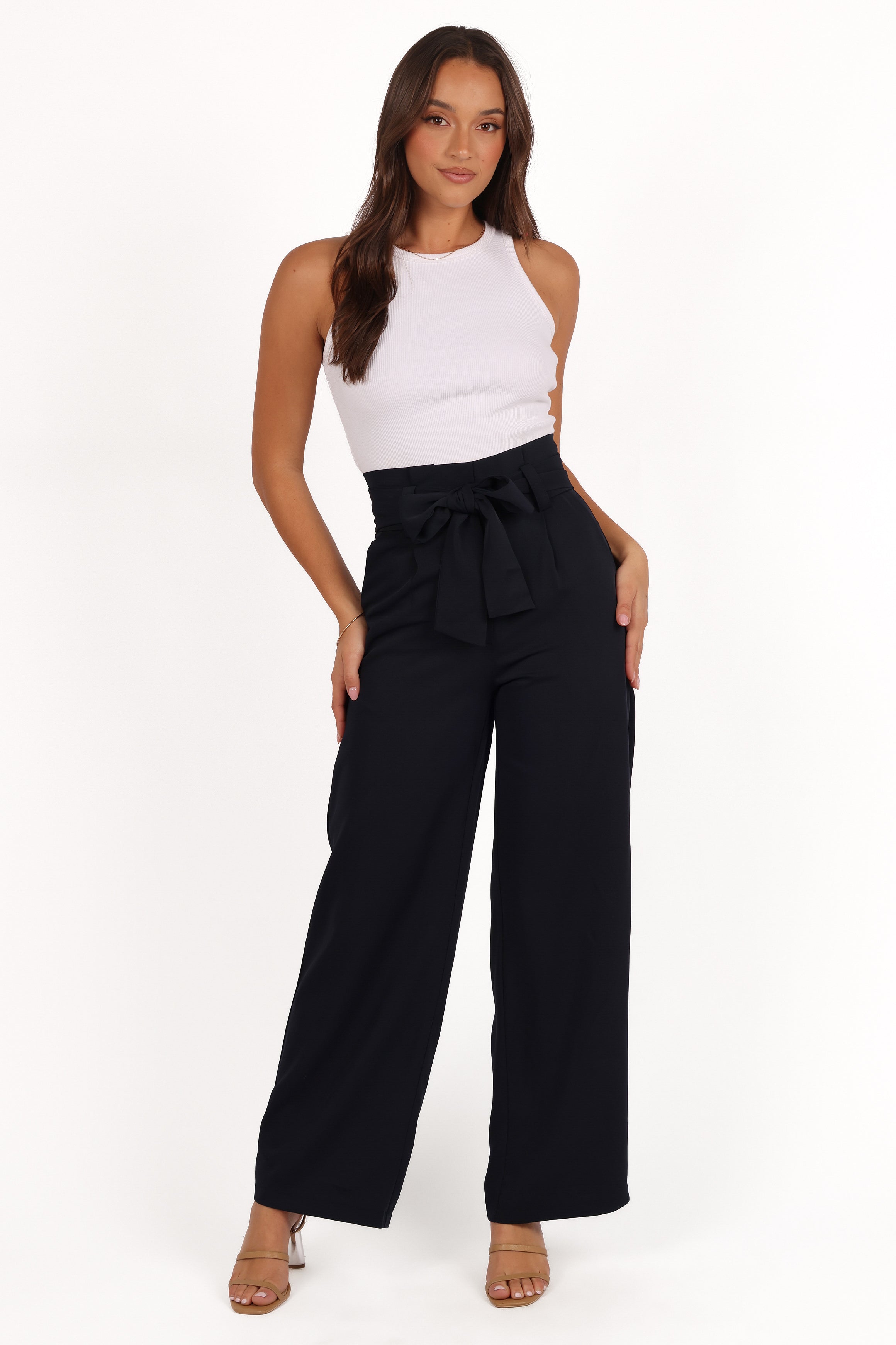 Kieran Pants - Navy-Aur Fashion
