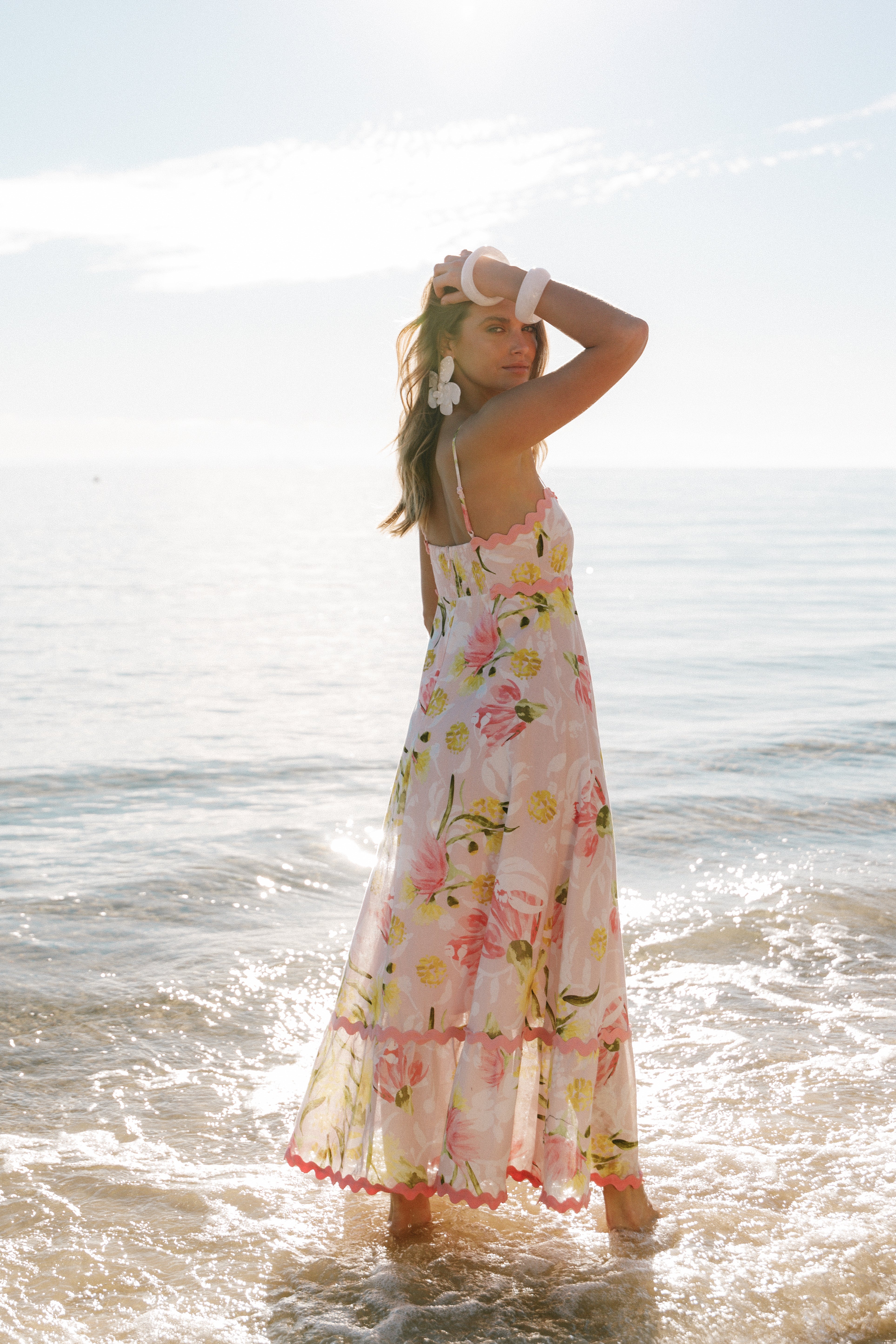 Layla Maxi Dress - Acacia Blossom-Aur Fashion