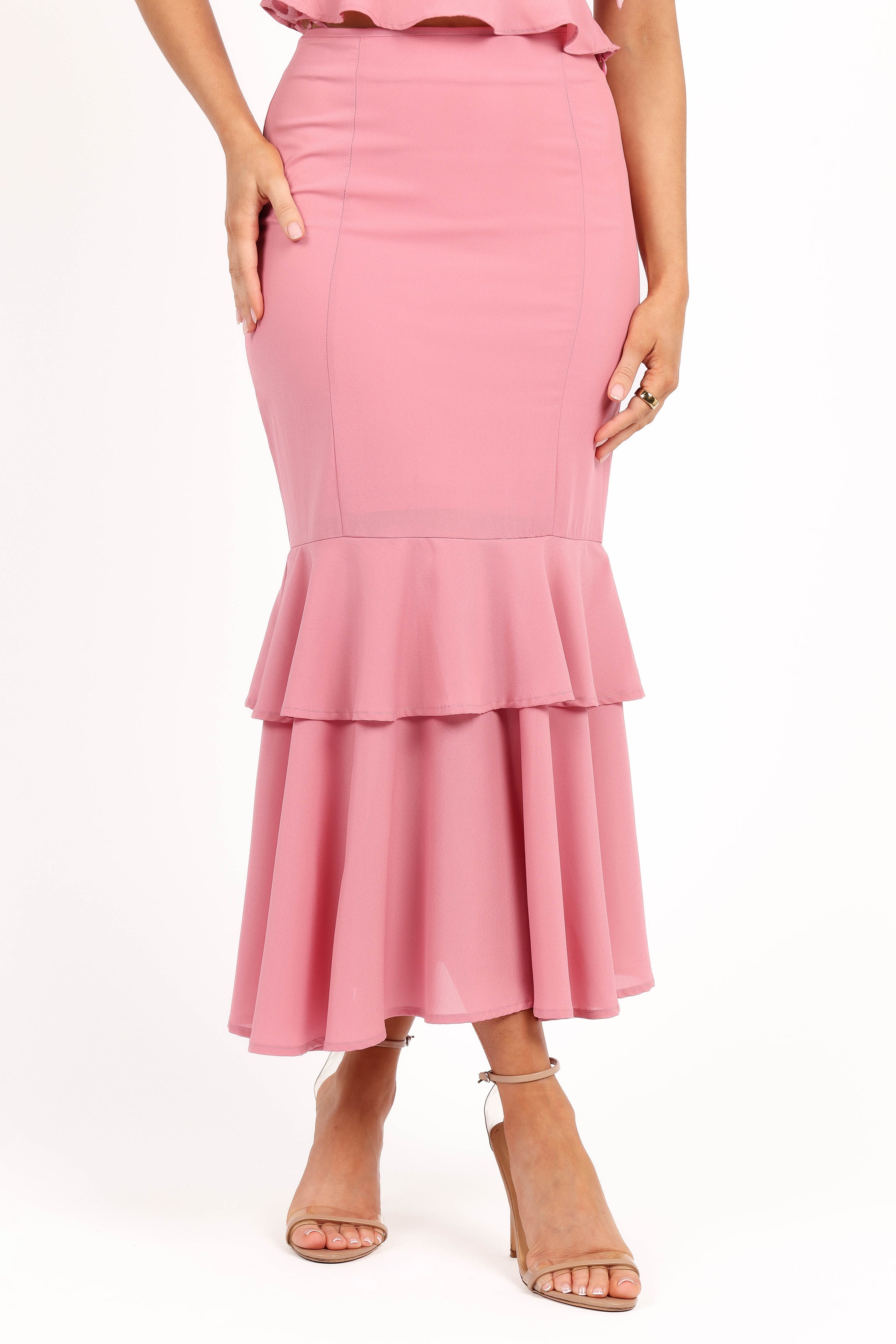 Luna Two Piece Set - Mauve-Aur Fashion