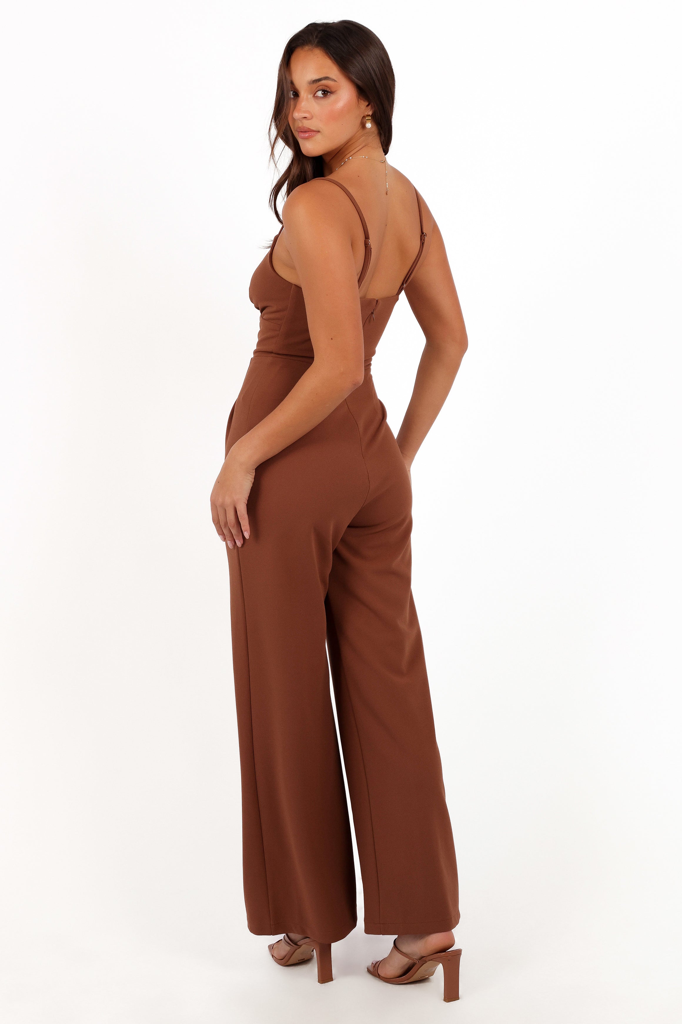 Maelle Jumpsuit - Banksia Brown-Aur Fashion