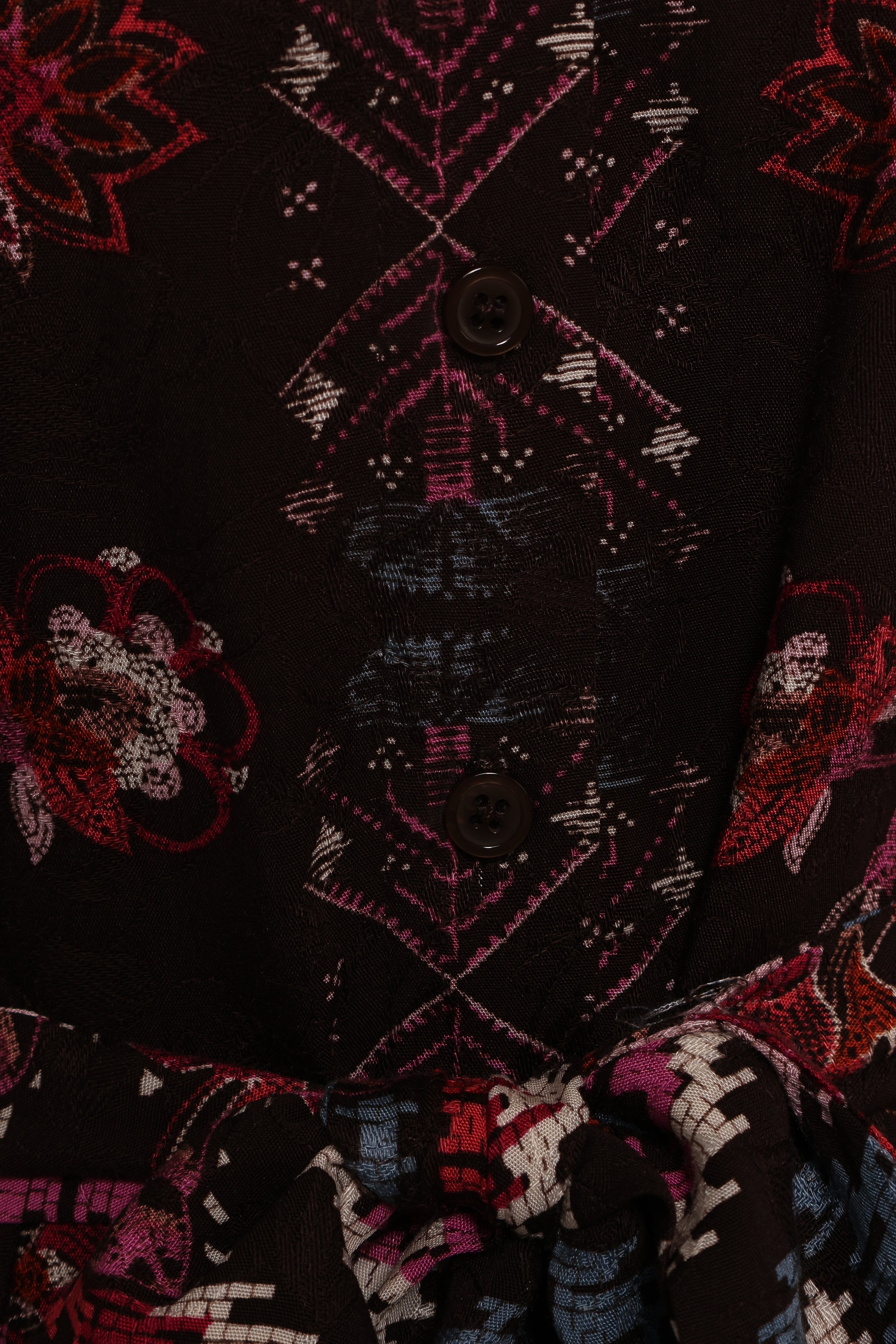 Mandy Long Sleeve Mini Dress - Chocolate Brown-Aur Fashion