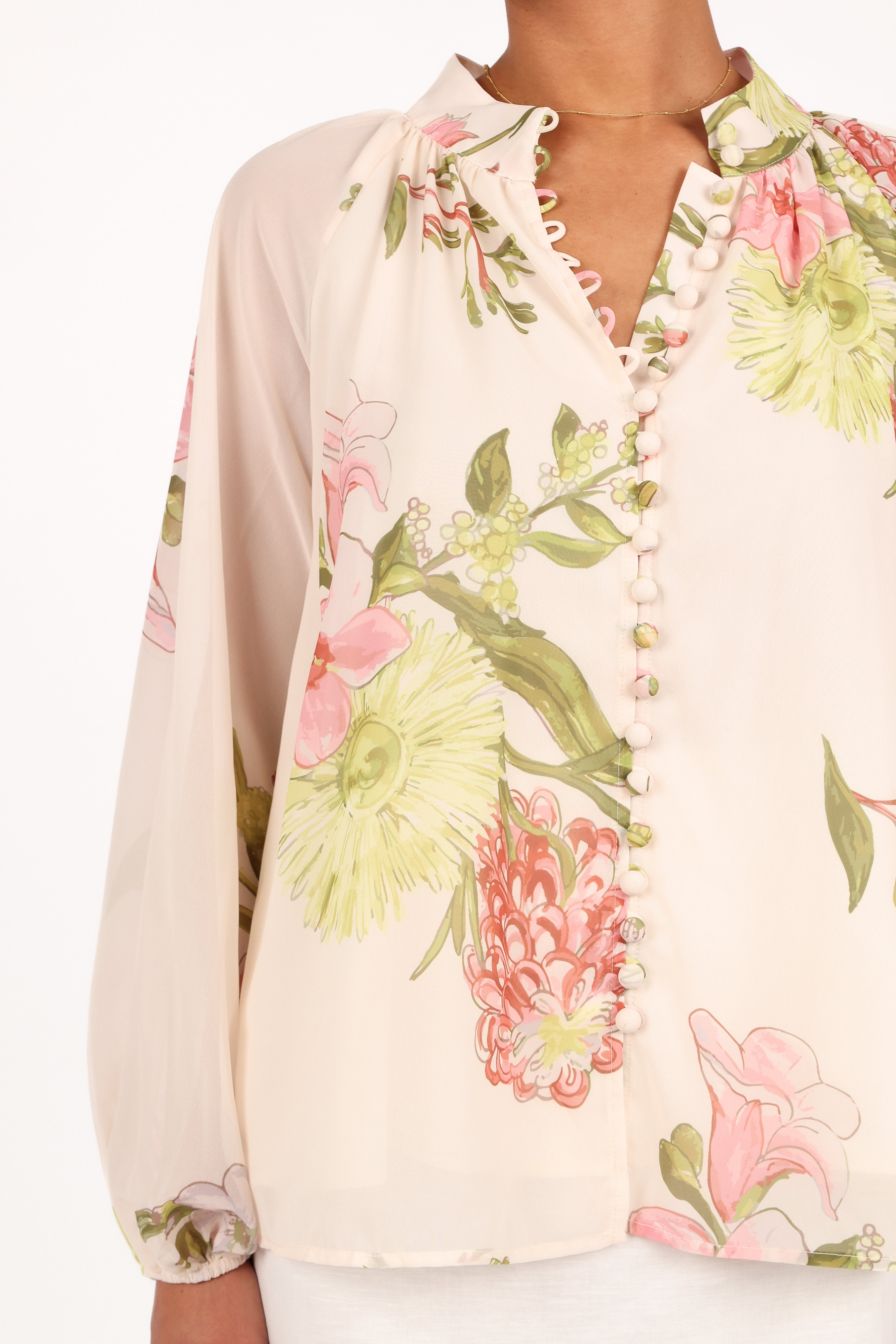 Marni Top - Native Flora-Aur Fashion