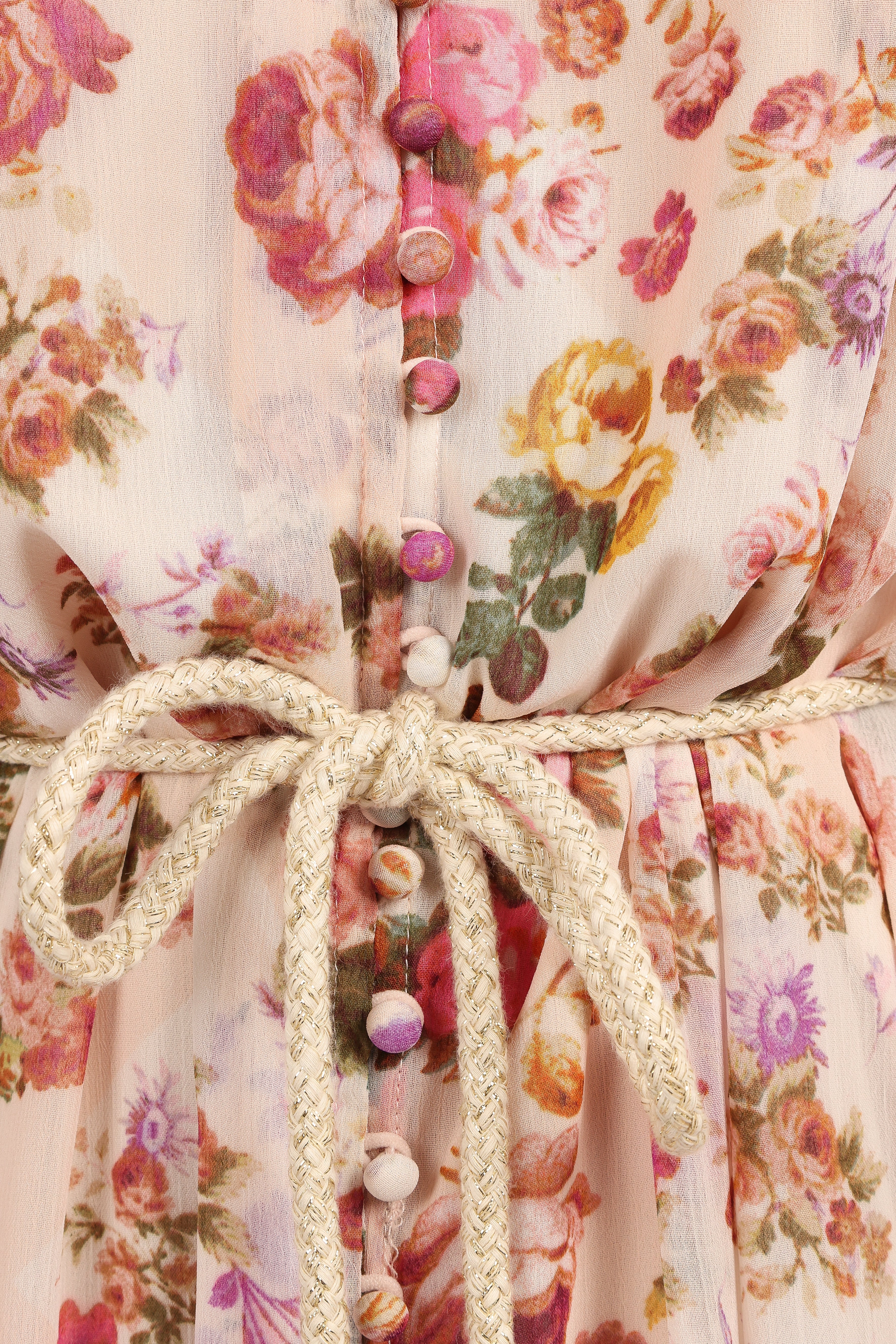 Micah Long Sleeve Midi Dress - Blush-Aur Fashion