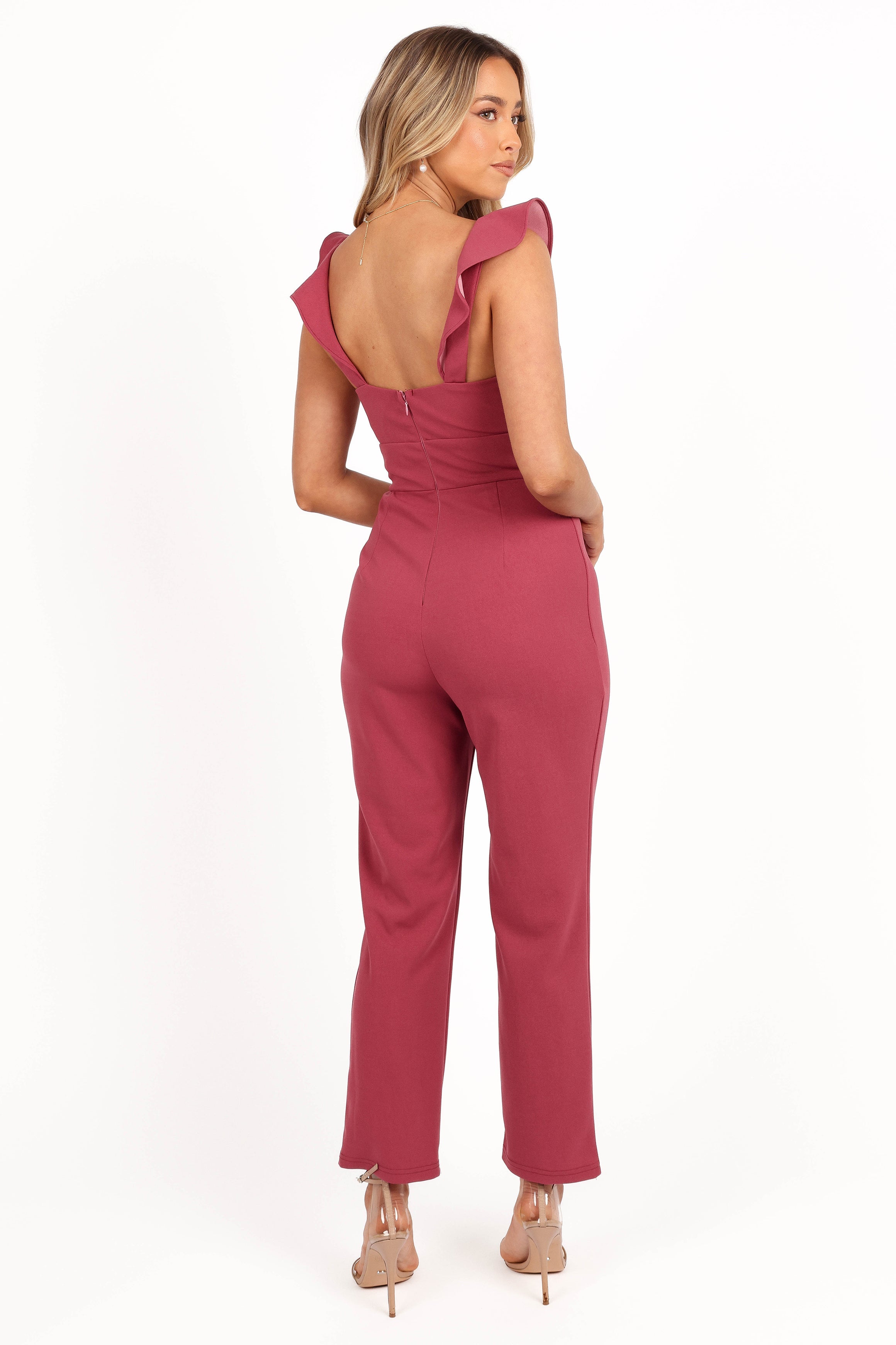 Mirabelle Jumpsuit - Dark Rose-Aur Fashion