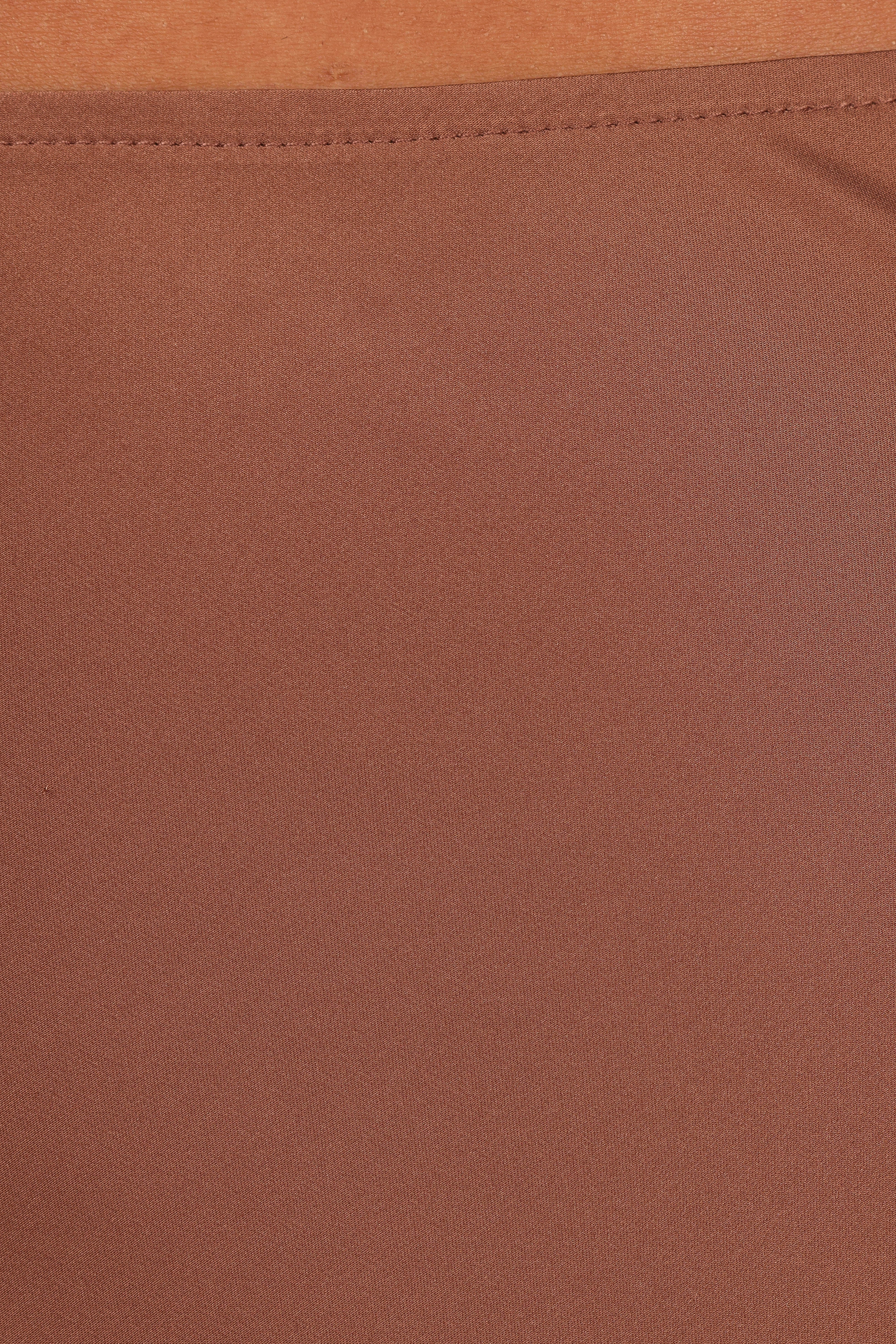 Nellie Satin Midi Skirt - Banksia Brown-Aur Fashion