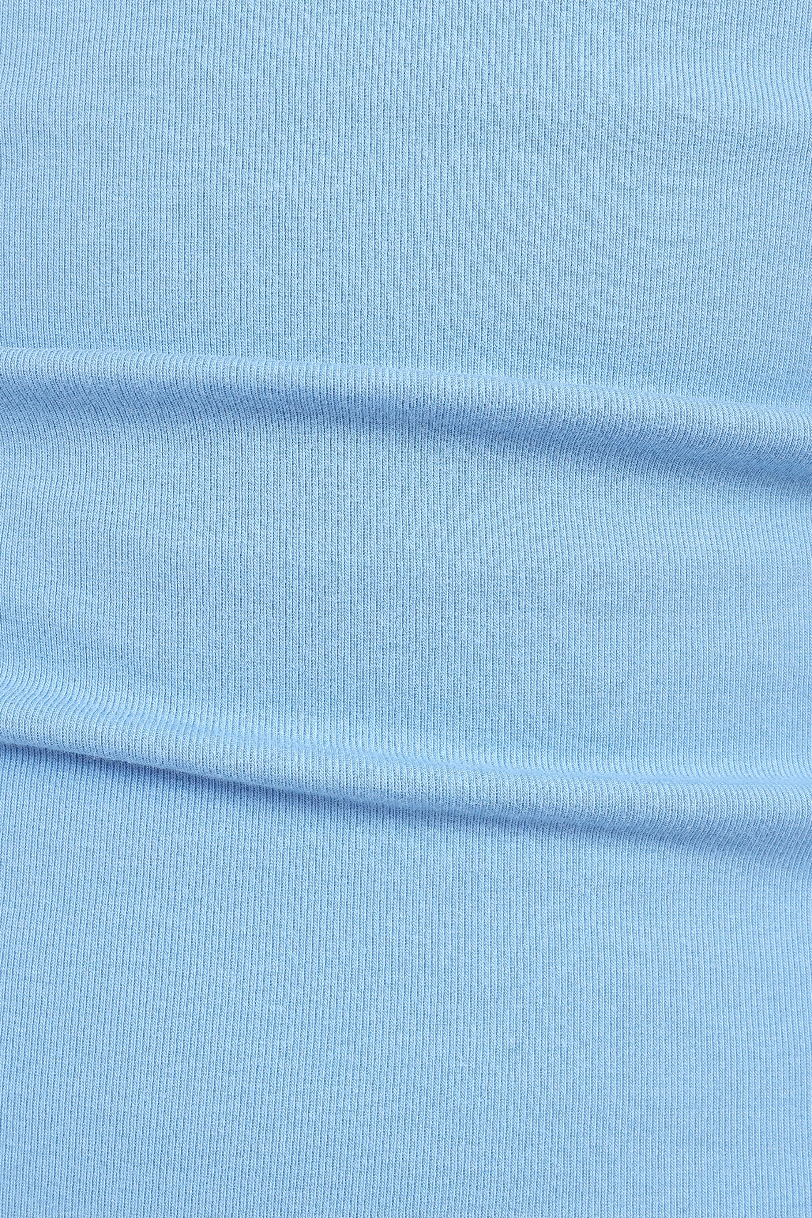 Nissa Top - Light Blue-Aur Fashion