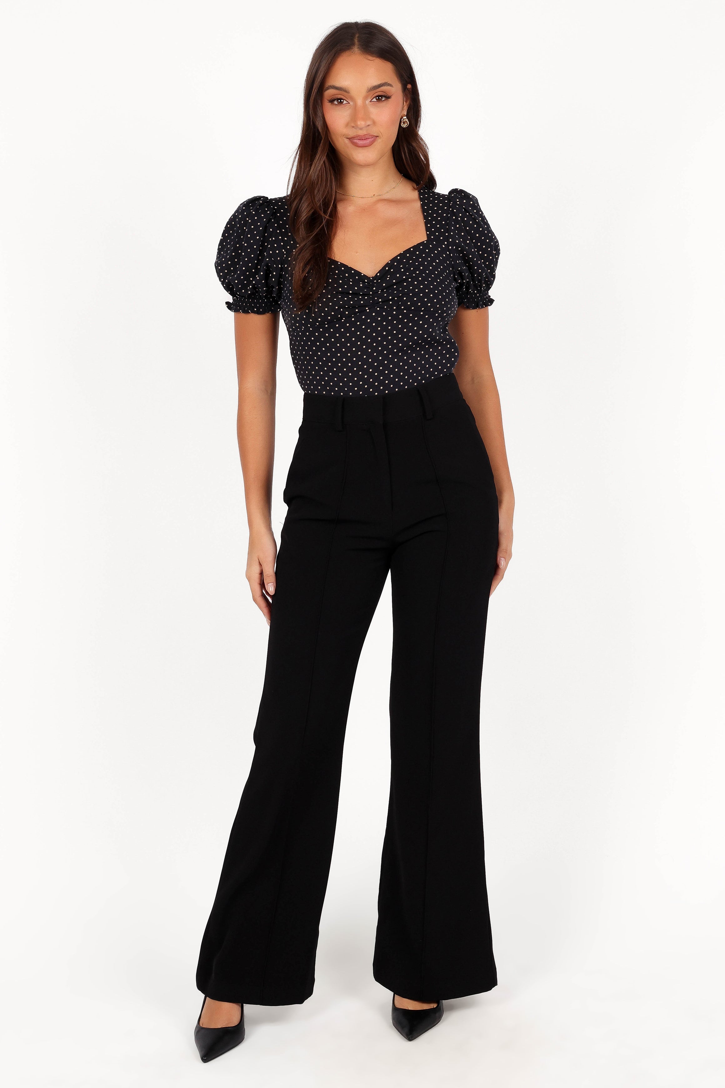 Noel Top - Black Cream-Aur Fashion