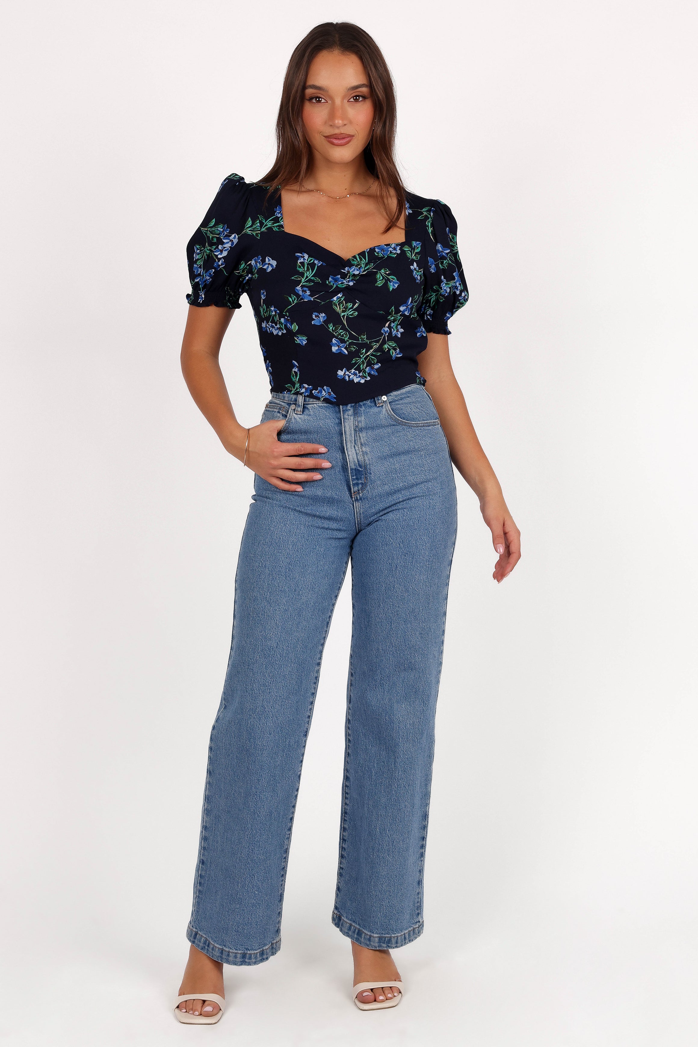 Noel Top - Midnight Blues-Aur Fashion