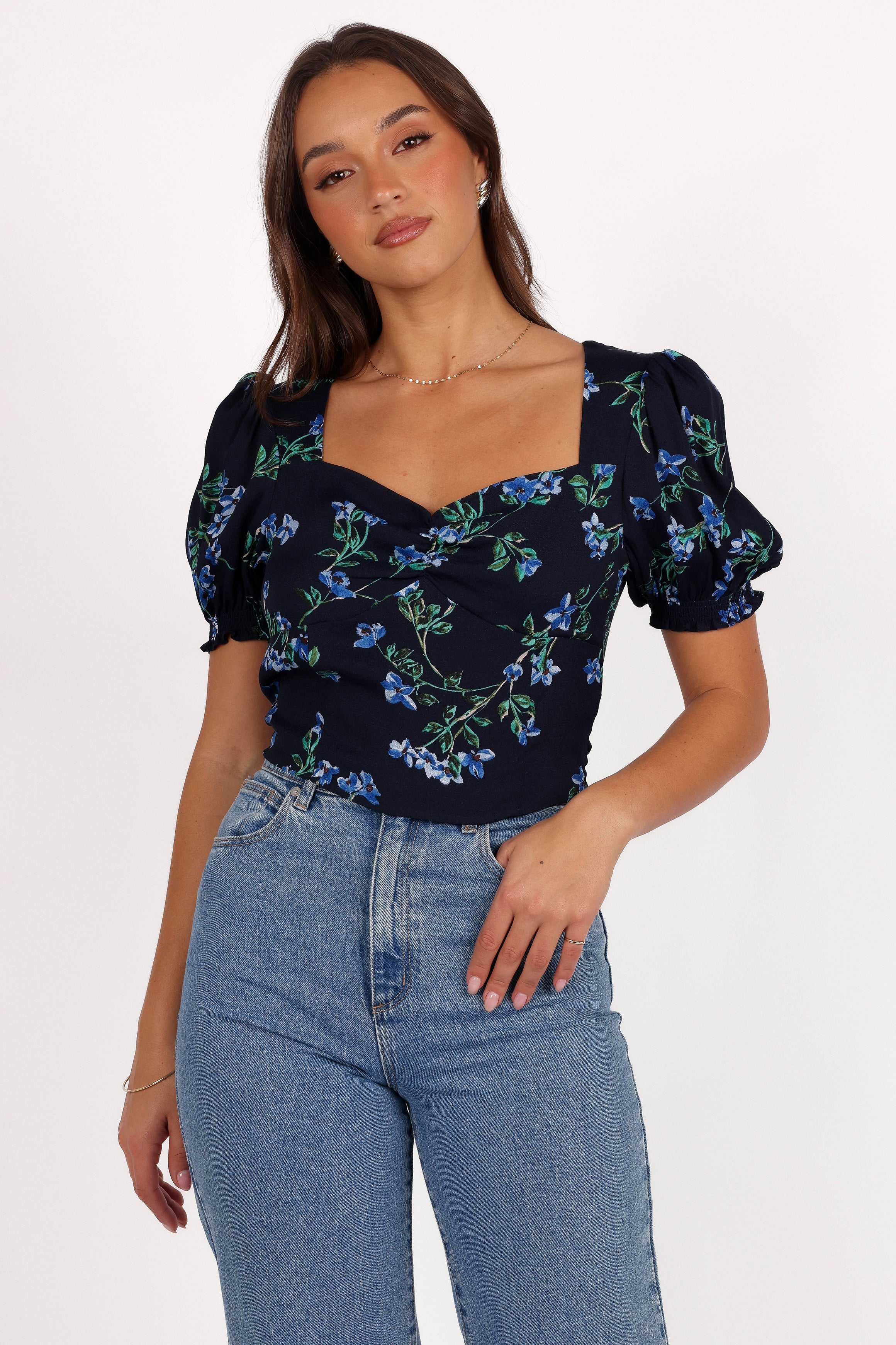 Noel Top - Midnight Blues-Aur Fashion