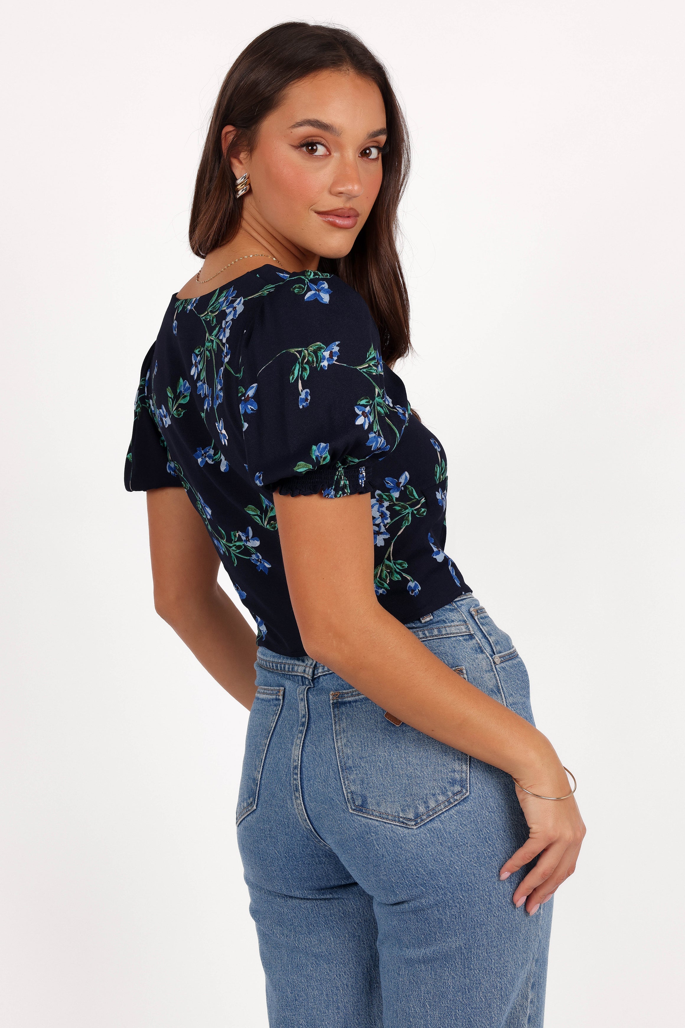 Noel Top - Midnight Blues-Aur Fashion