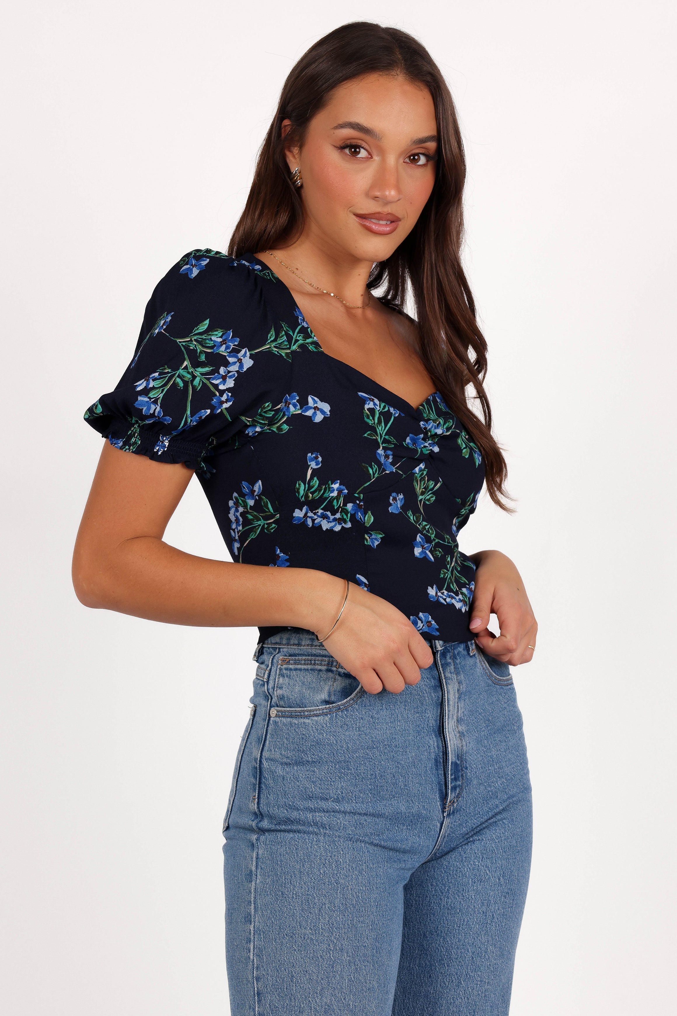 Noel Top - Midnight Blues-Aur Fashion