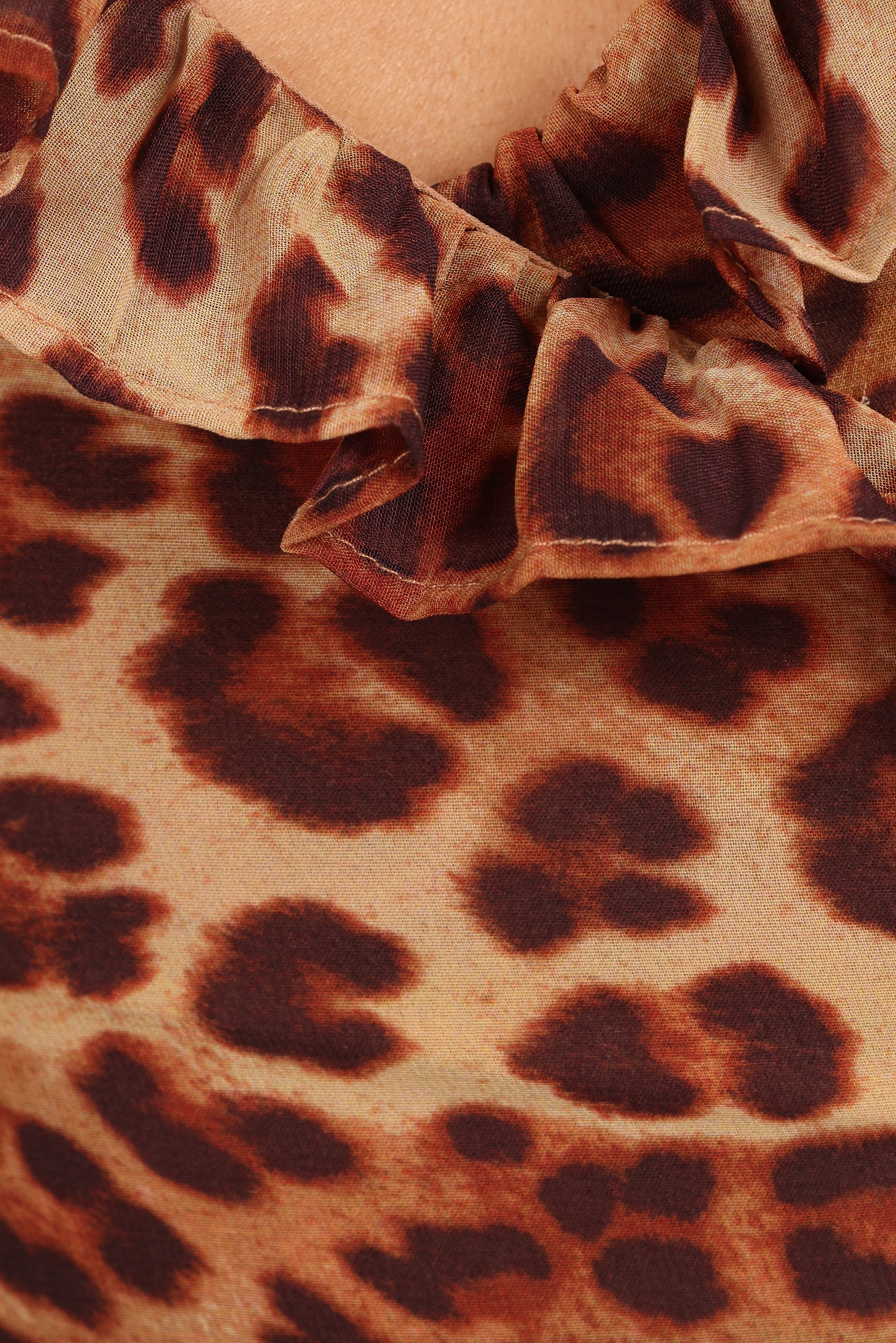 Romelly Mini Dress - Leopard-Aur Fashion