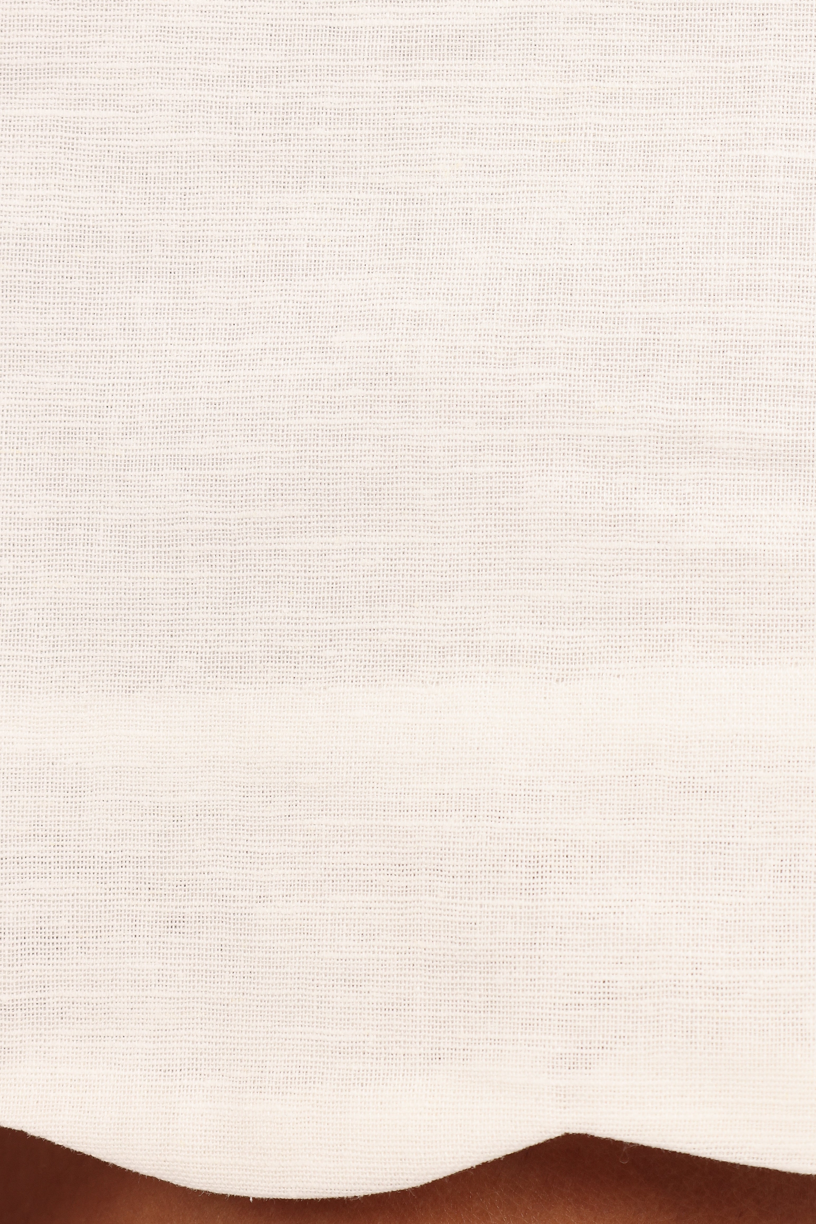 Wendie Scalloped Mini Skirt - Cloud White-Aur Fashion