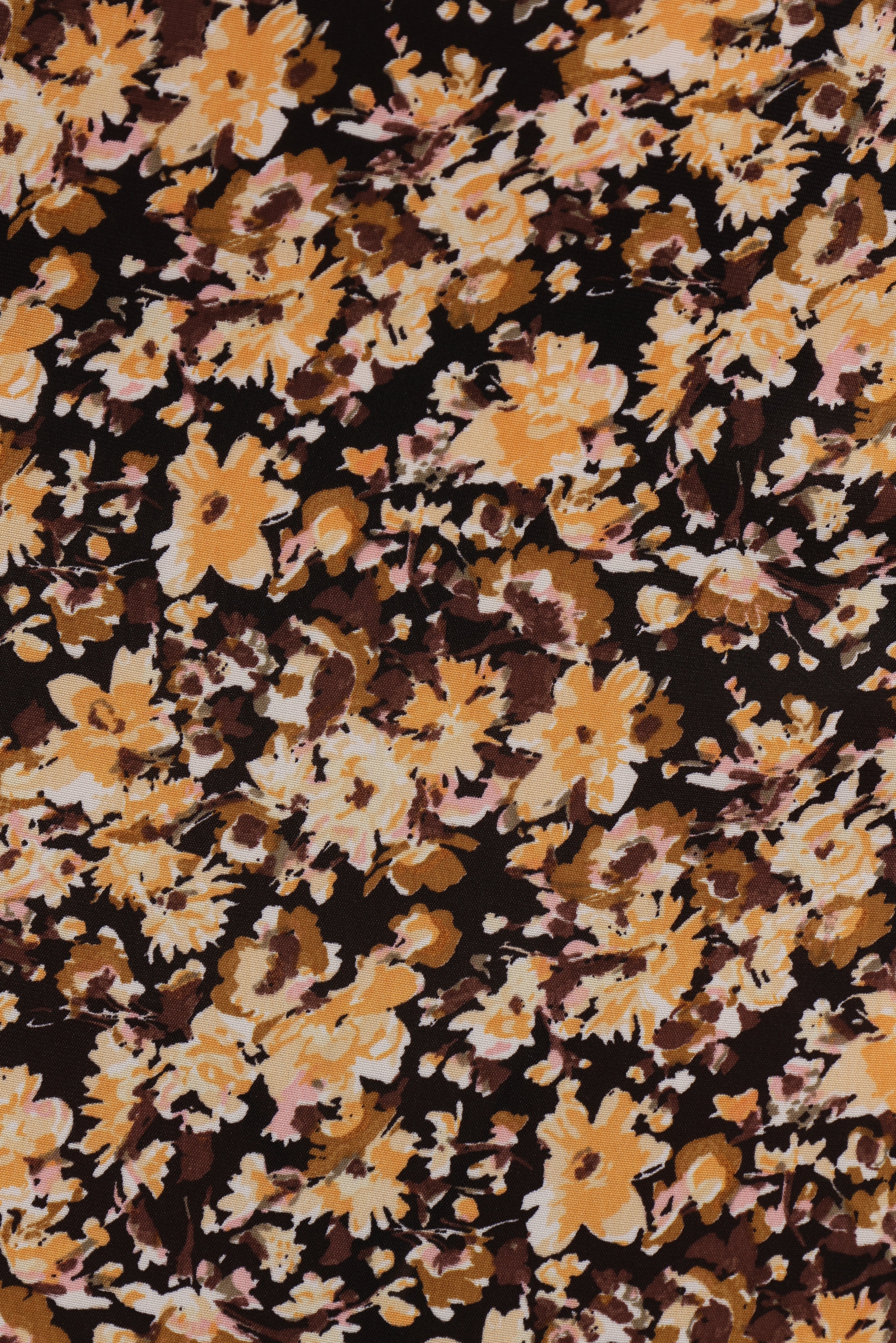 Willow Midi Skirt - Black Ditsy Floral-Aur Fashion