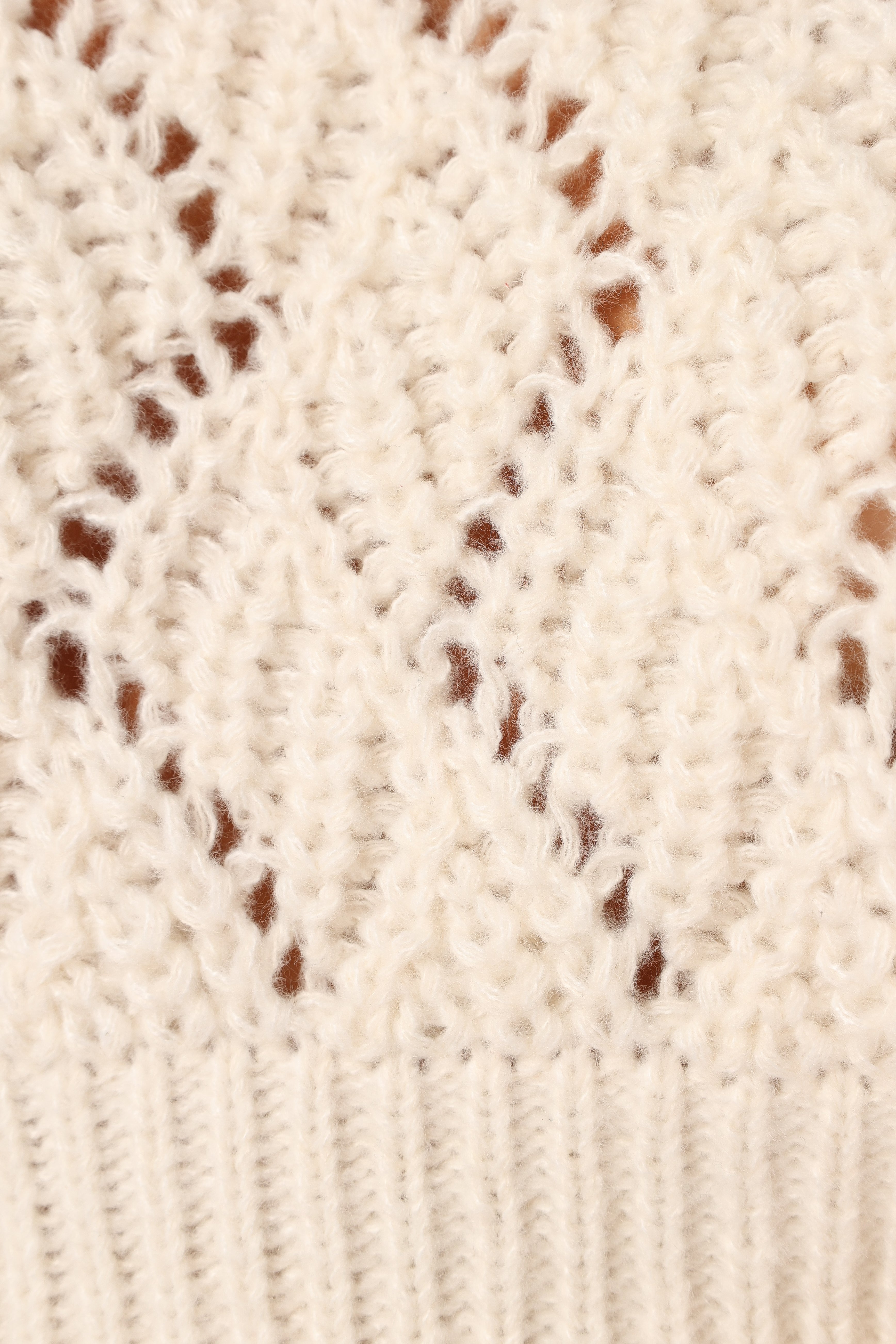 Birdie Tie Side Knit Sweater - Cream-Aur Fashion