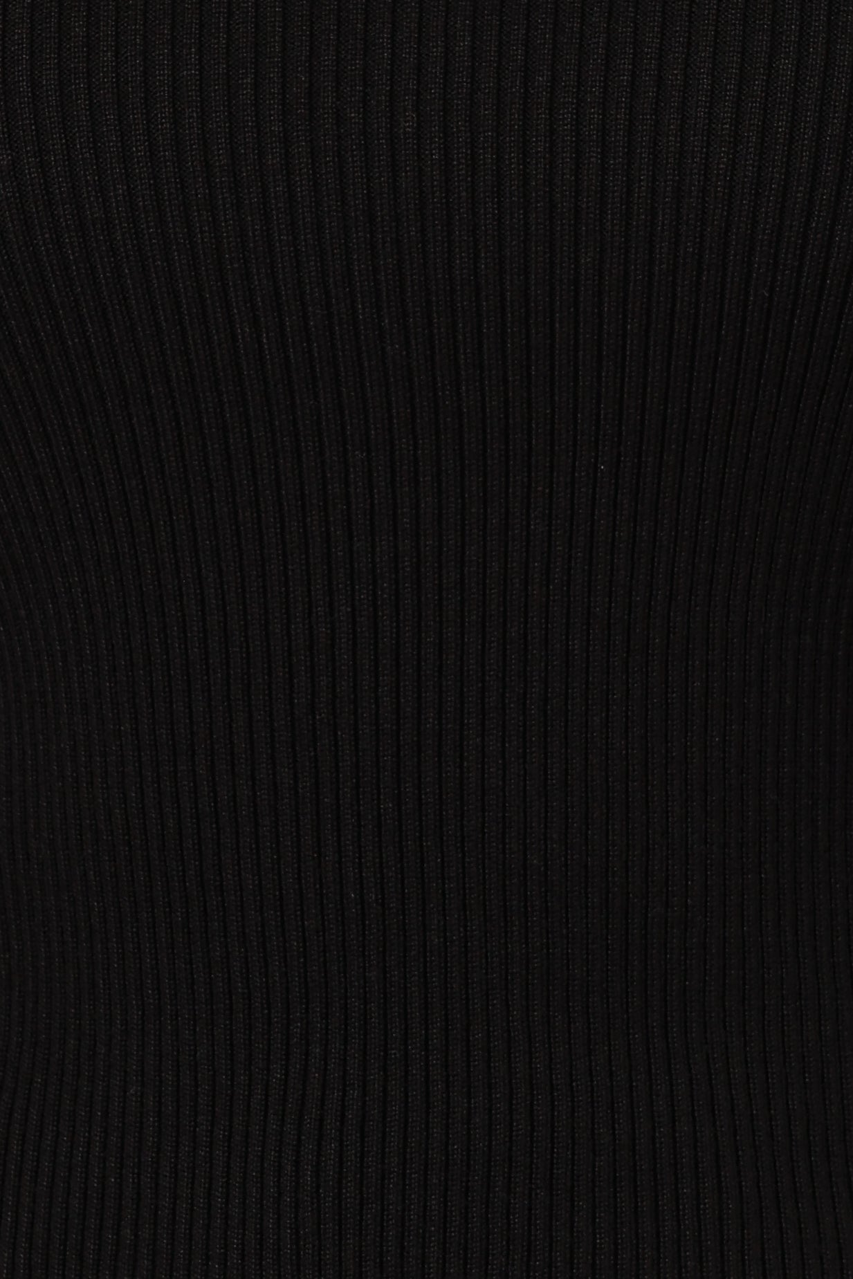Tammy Ribbed Knit Top - Black-Aur Fashion