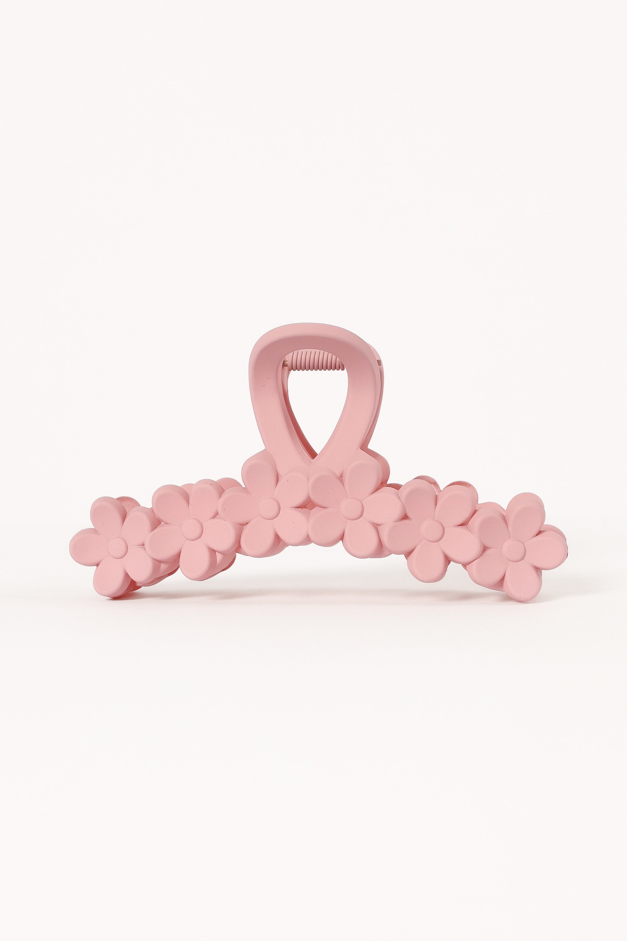 Annie Floral Hair Clip - Pink-Aur Fashion