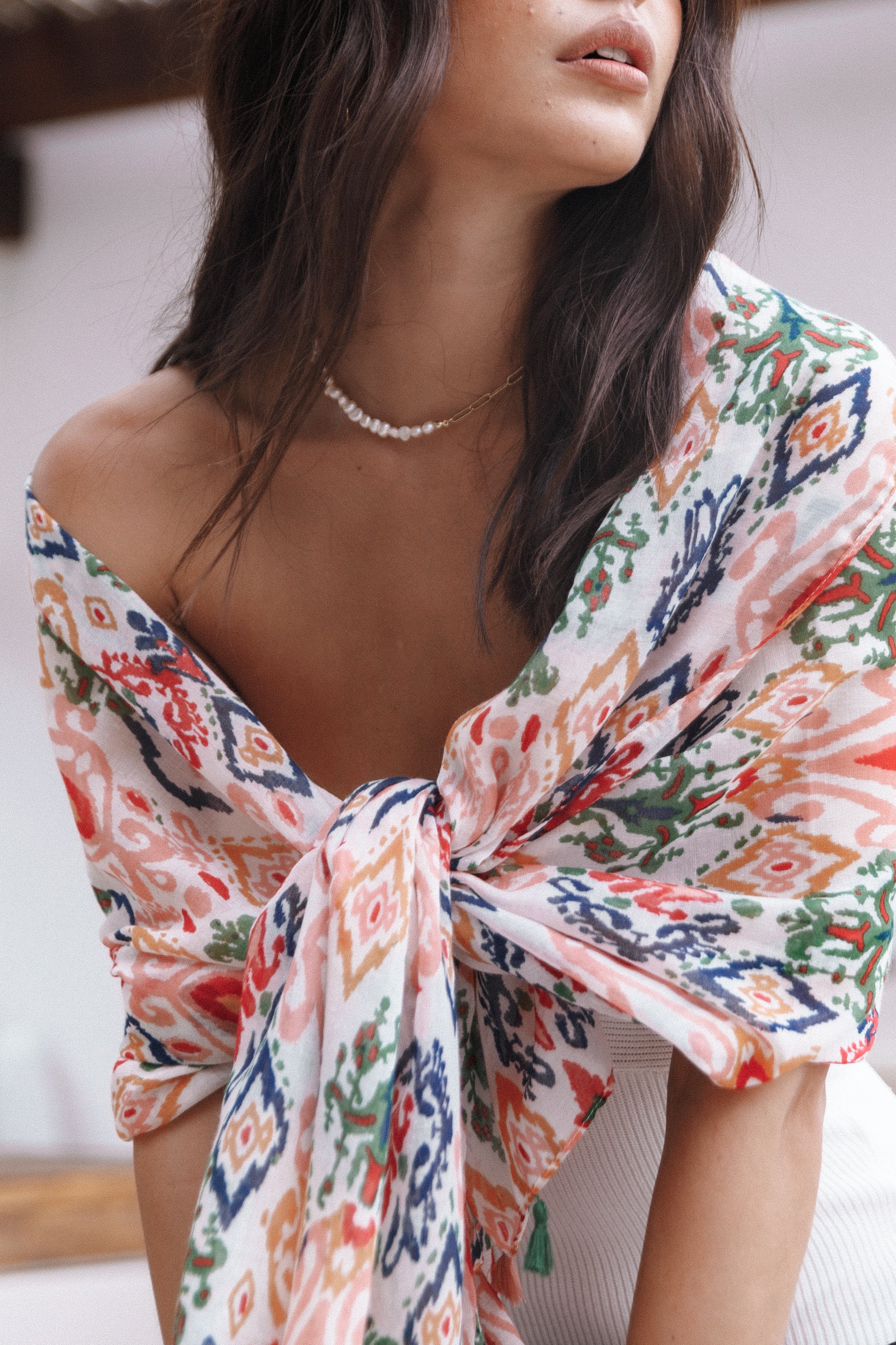 Cameron Lightweight Scarf - Multi-Aur Fashion