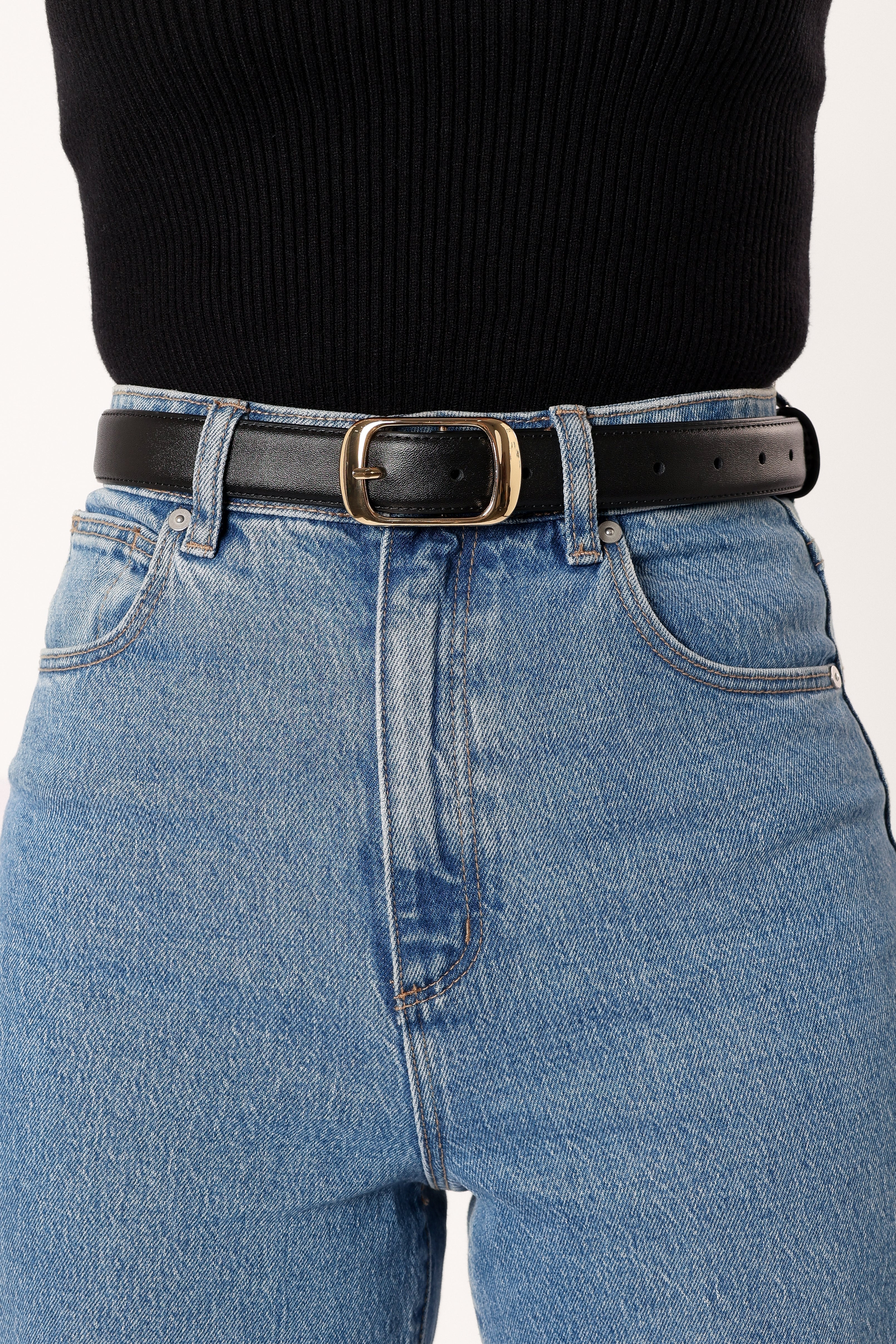 Classic Belt - Black-Aur Fashion