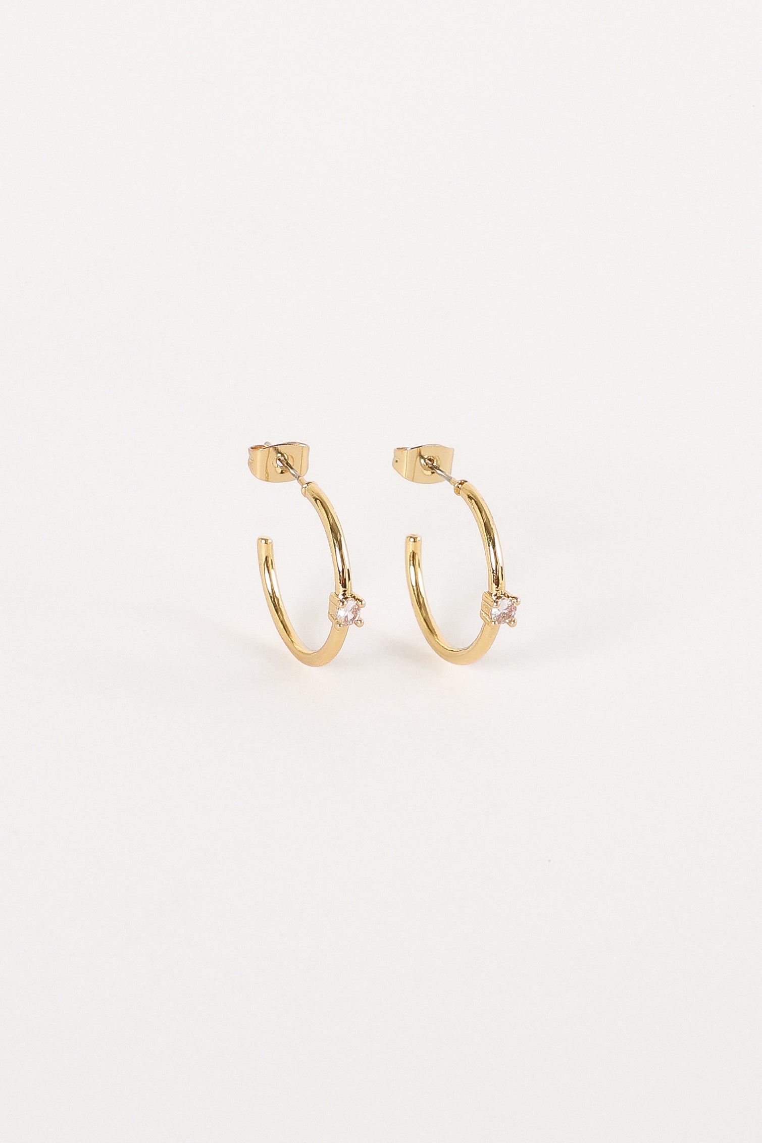 Damie Hoop Earrings - Gold-Aur Fashion