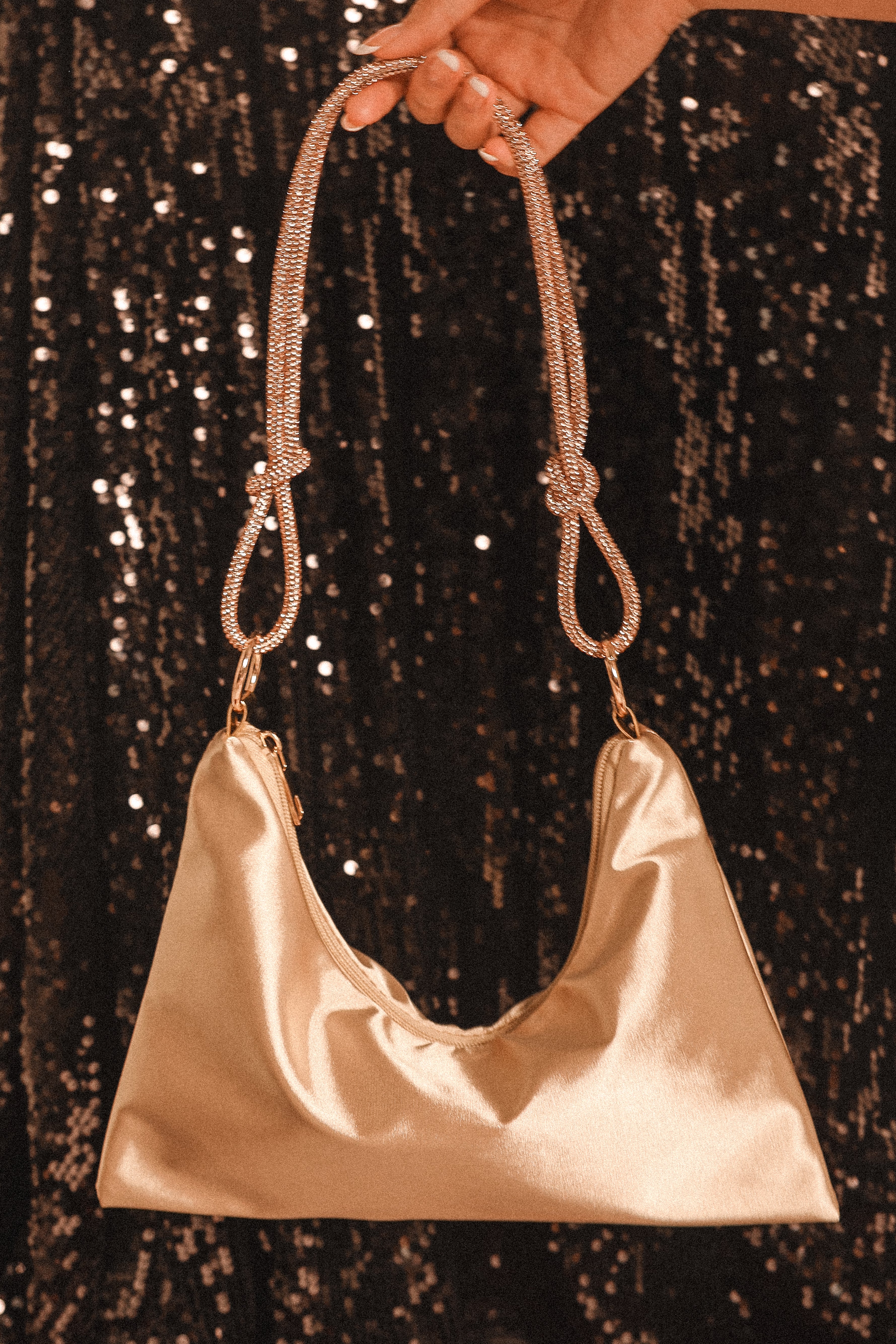 Jones Shoulder Bag - Gold-Aur Fashion