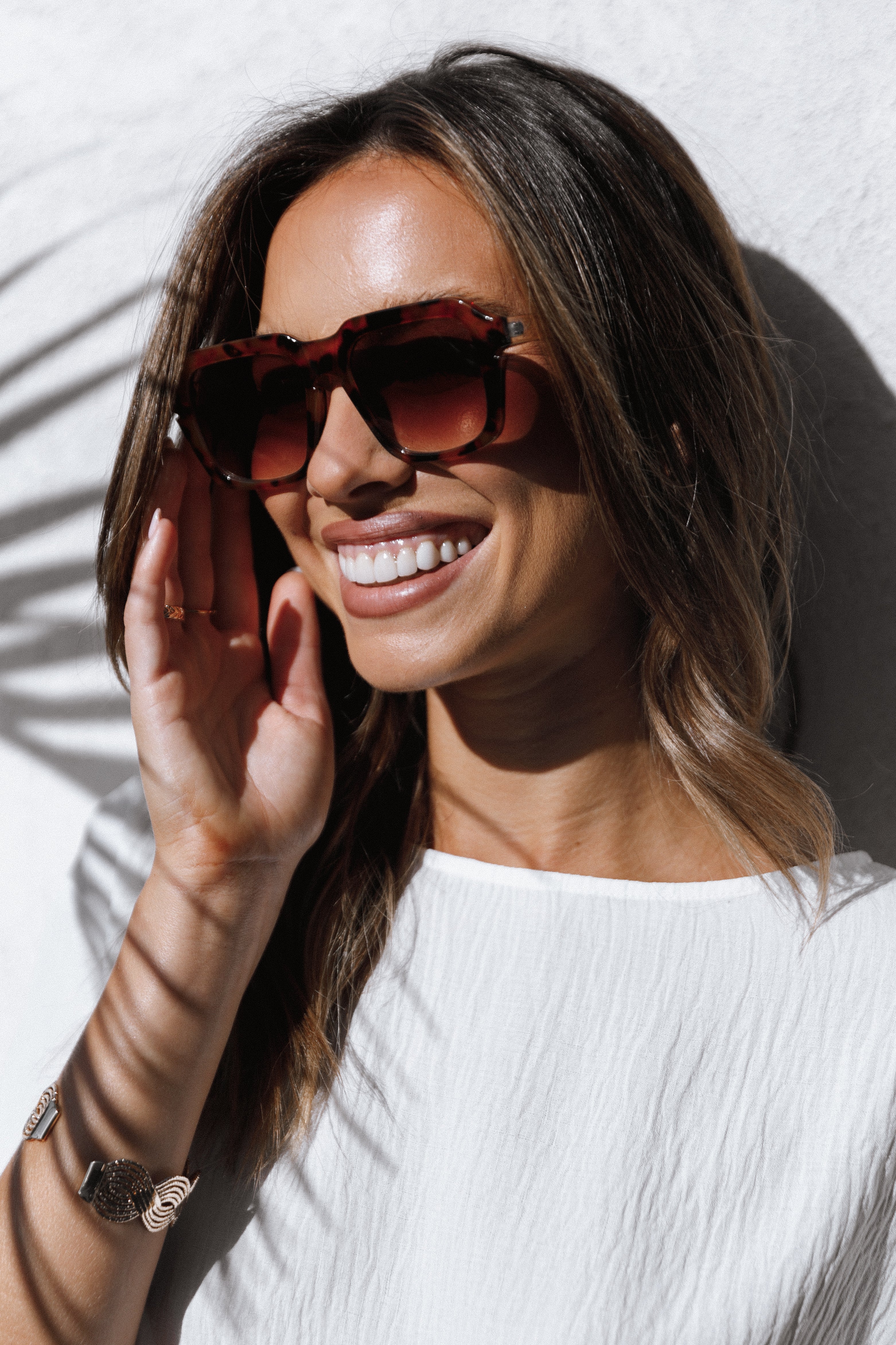 Lela Sunglasses - Tortoiseshell-Aur Fashion