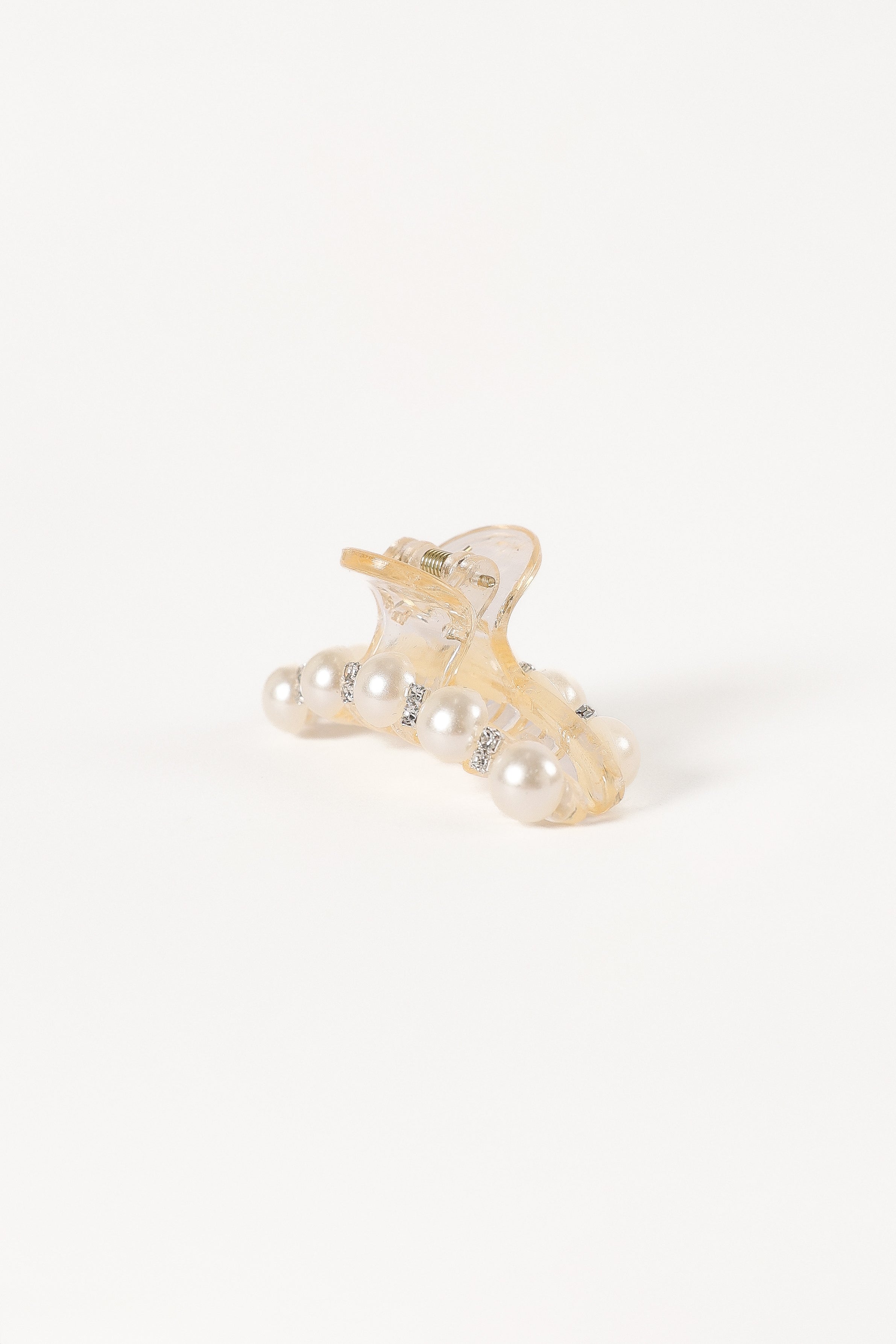 Lile Pearl Hair Clip - White-Aur Fashion