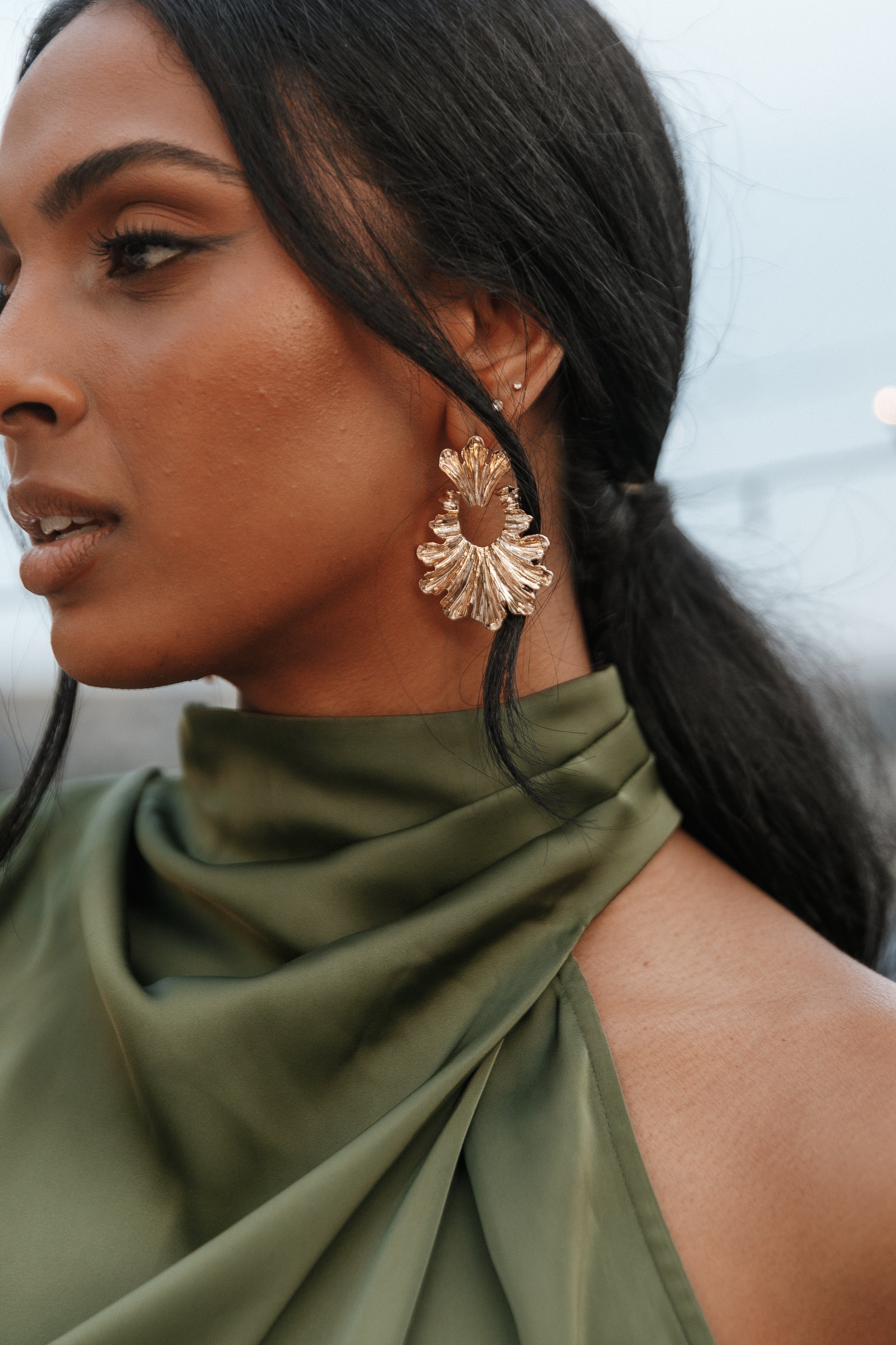 Pixie Statement Earrings - Gold-Aur Fashion
