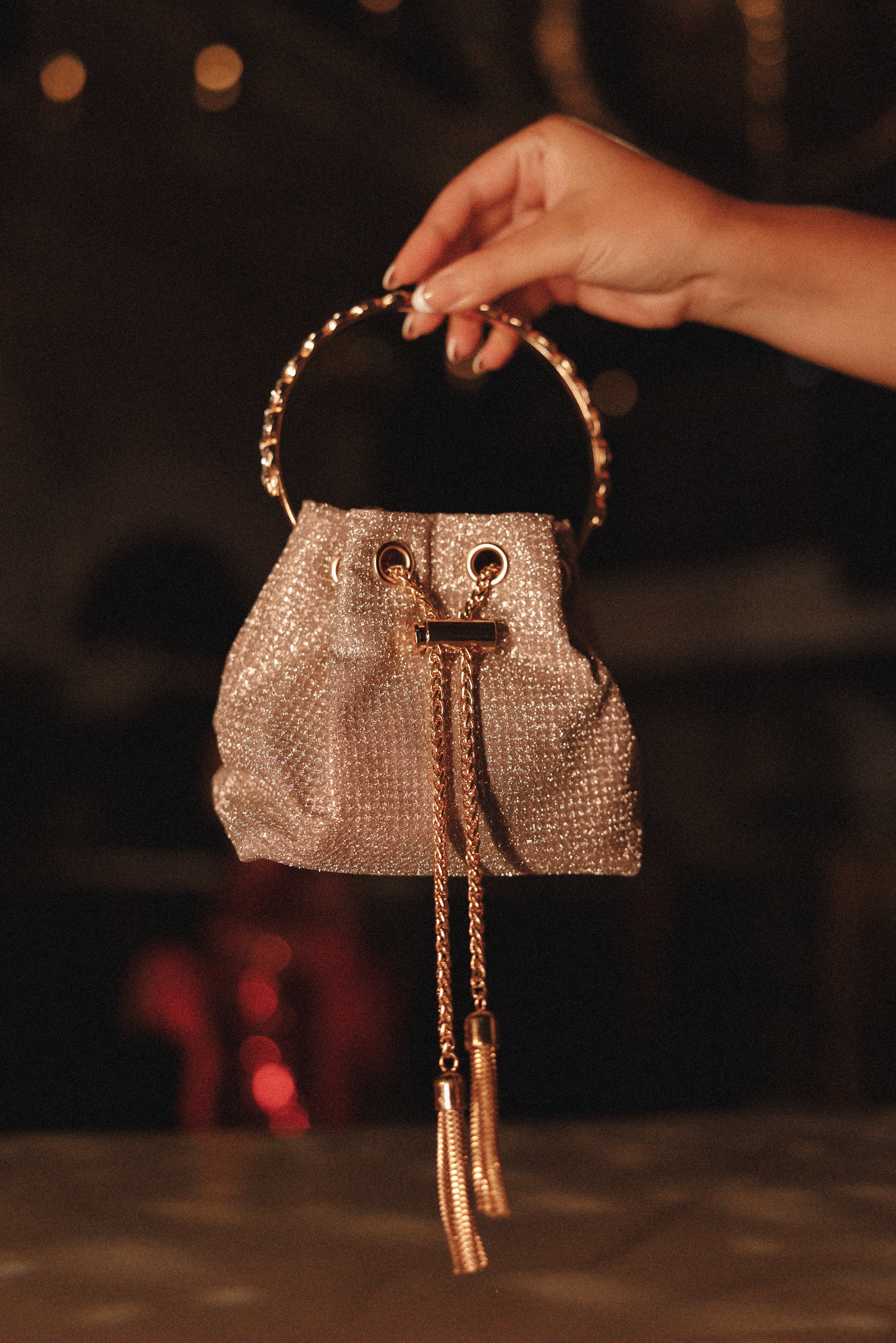 Raquel Bag - Gold-Aur Fashion
