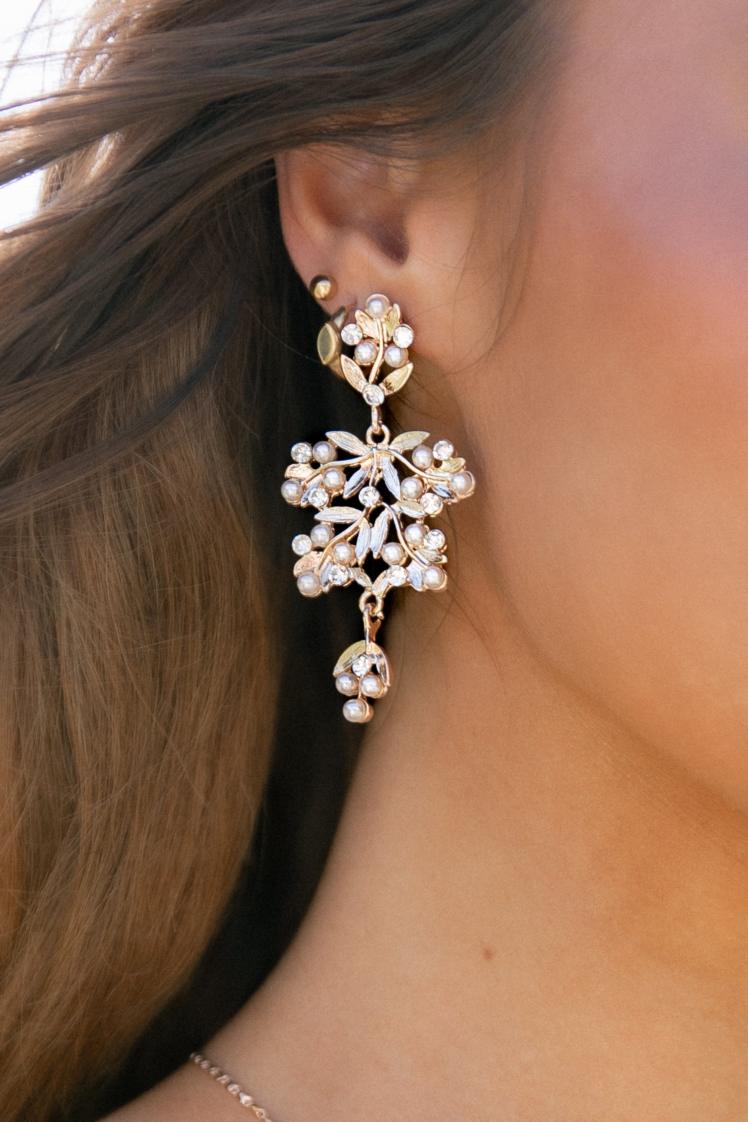 Savannah Earrings - Gold-Aur Fashion