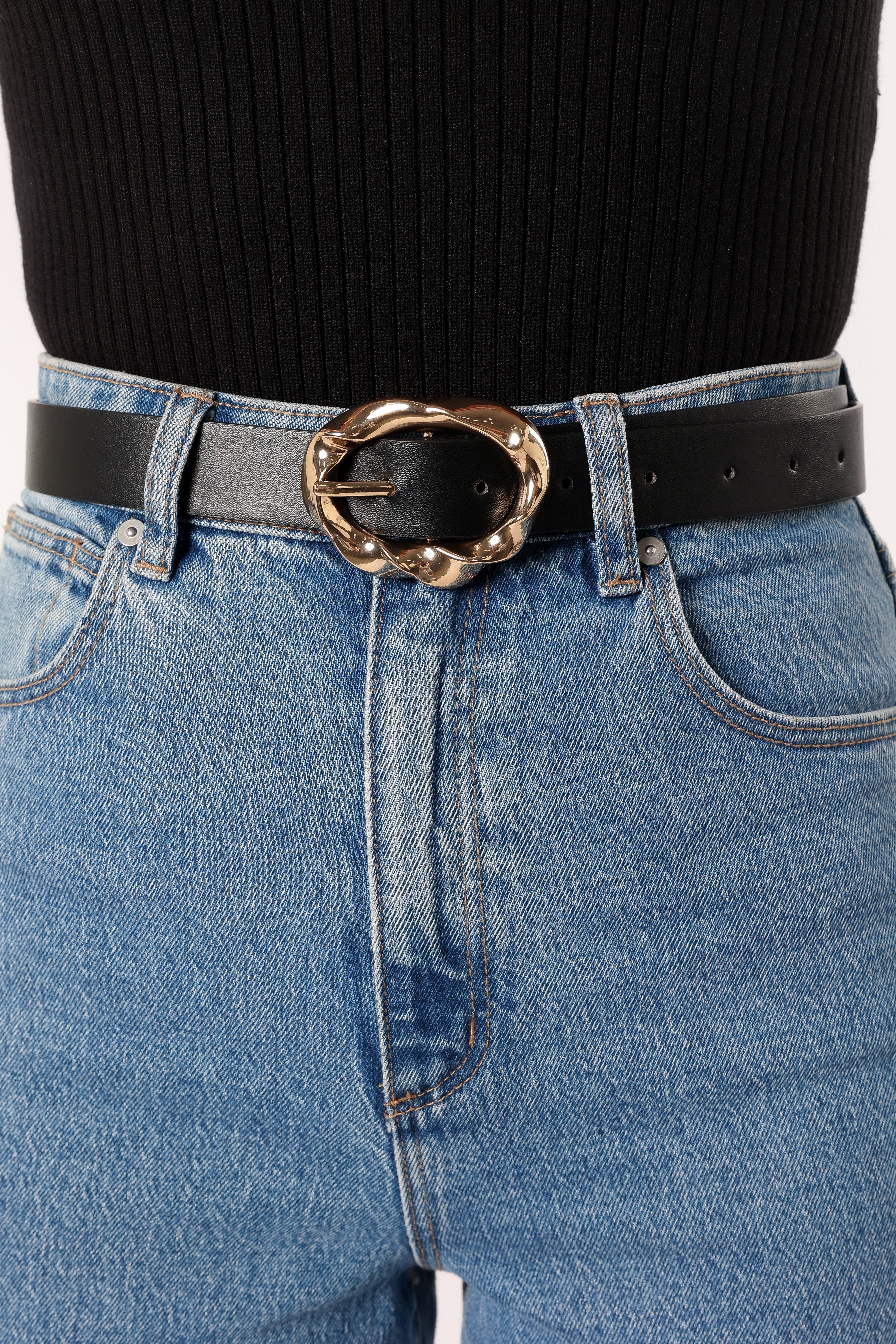 Serena Belt - Black Gold-Aur Fashion