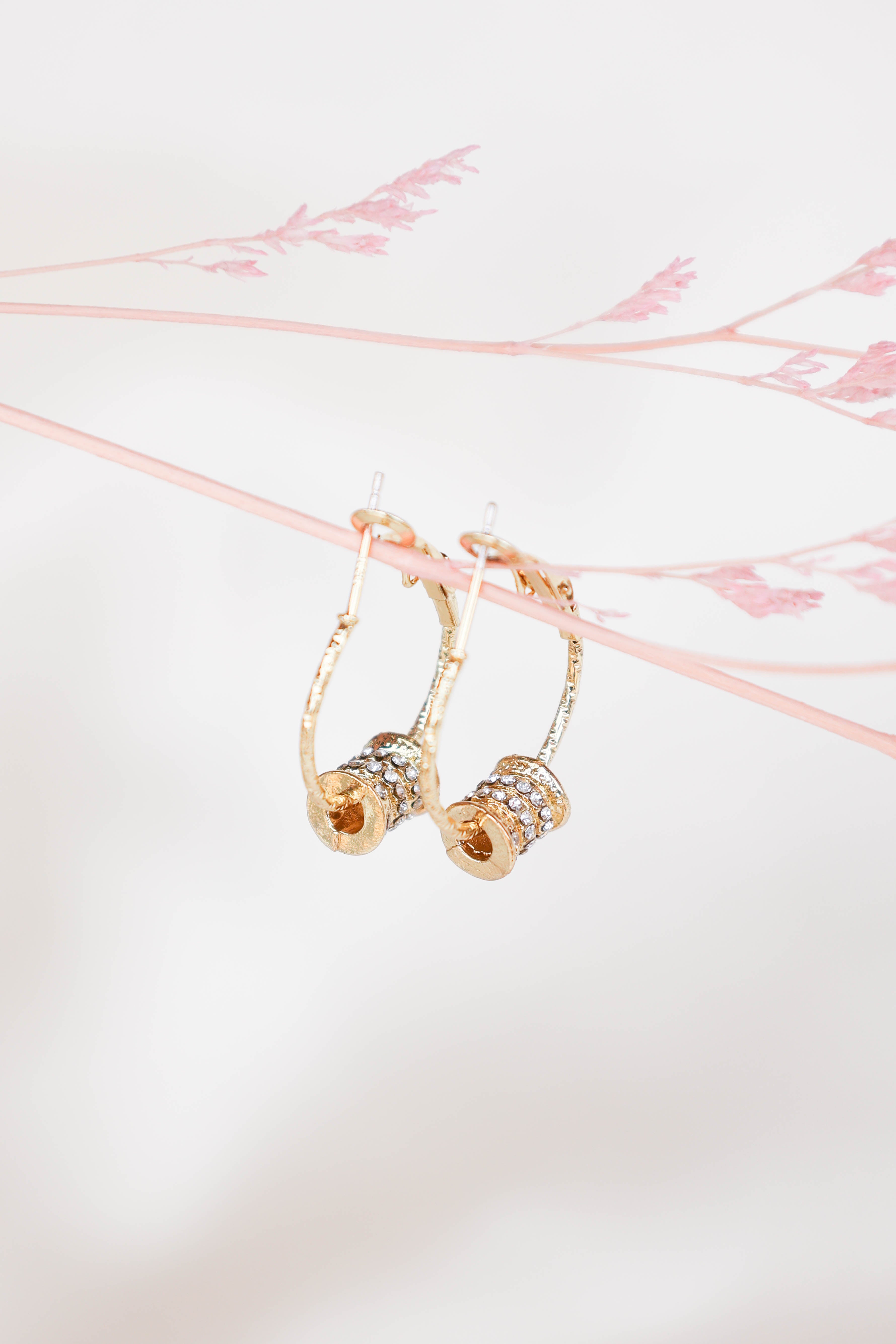 Sydney Delicate Hoop Earrings - Gold-Aur Fashion