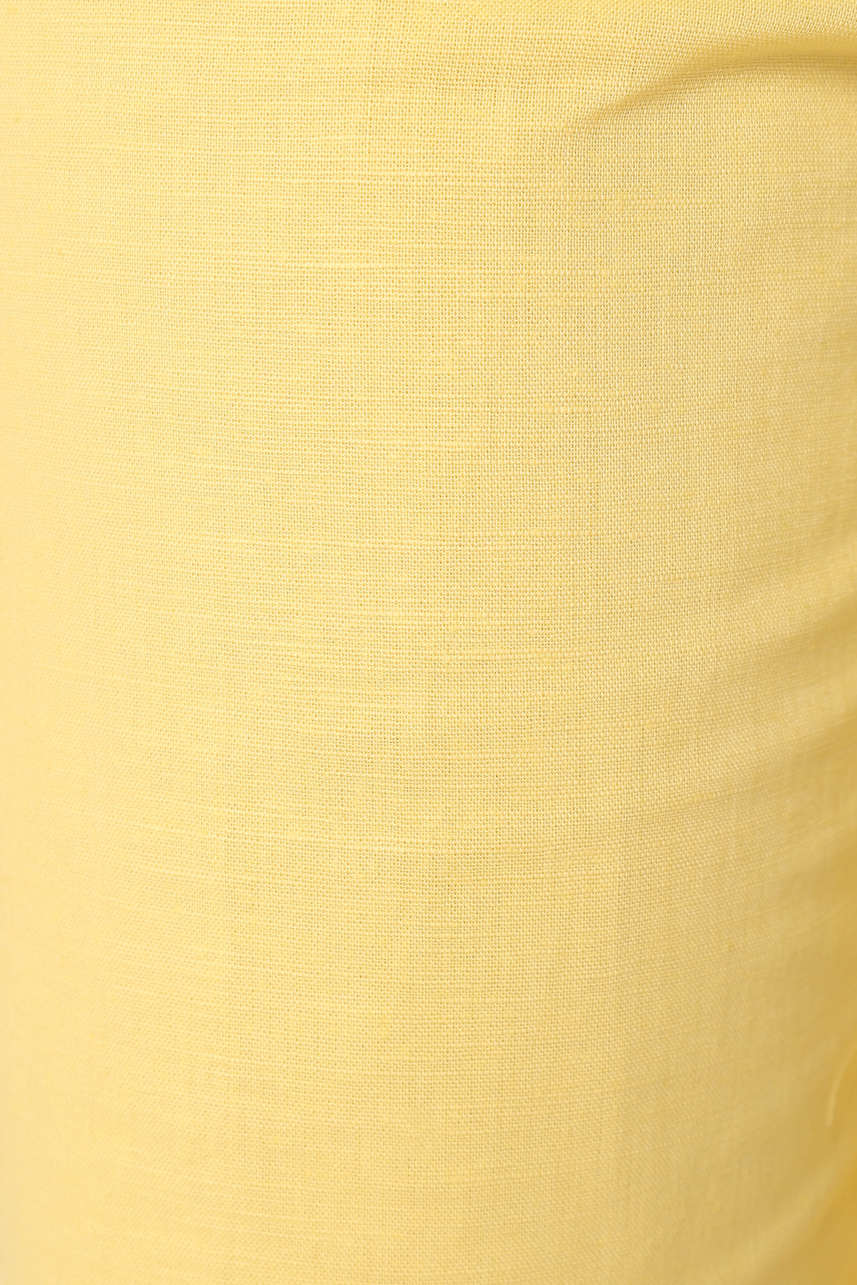 Devlin Pant - Butter Yellow-Aur Fashion