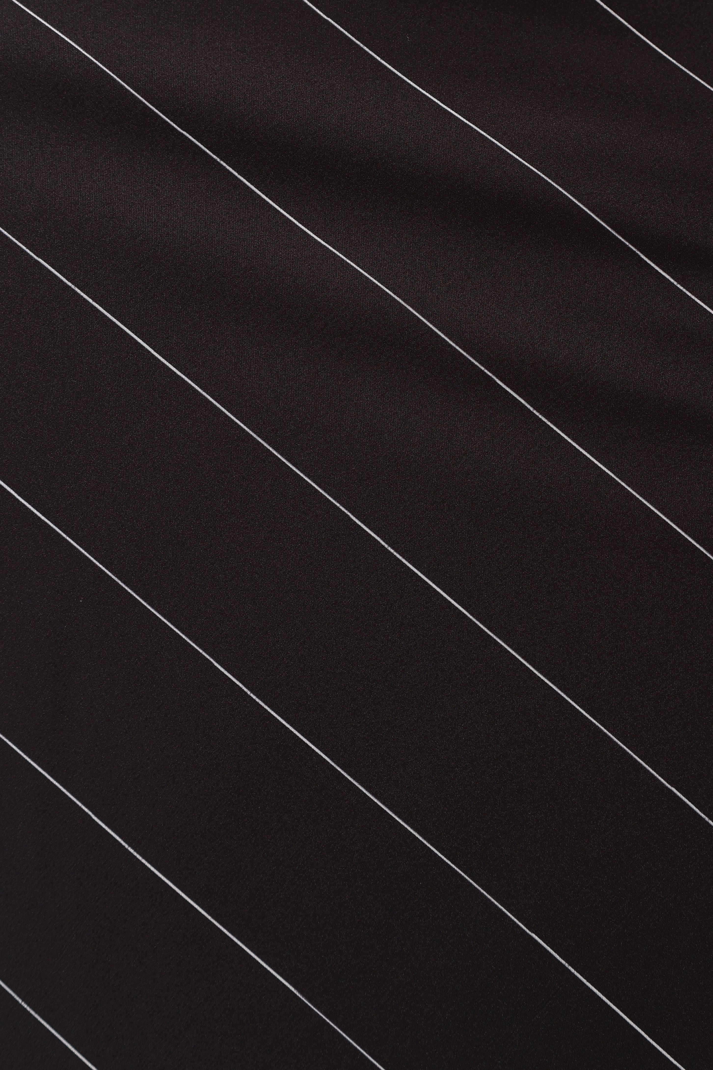 Heidi Stripe Slip Skirt - Black White Stripe-Aur Fashion