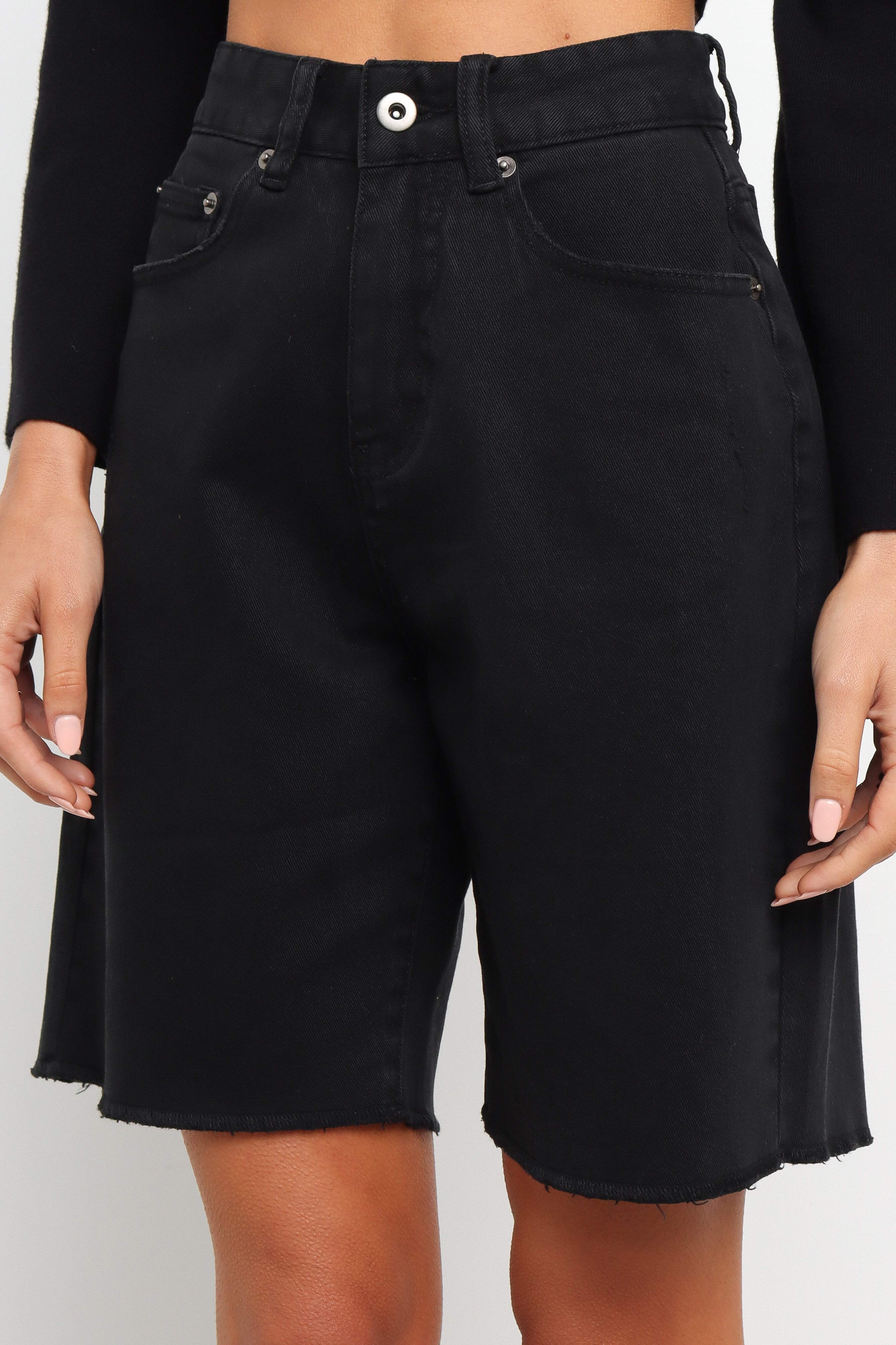 Janara Shorts - Black-Aur Fashion