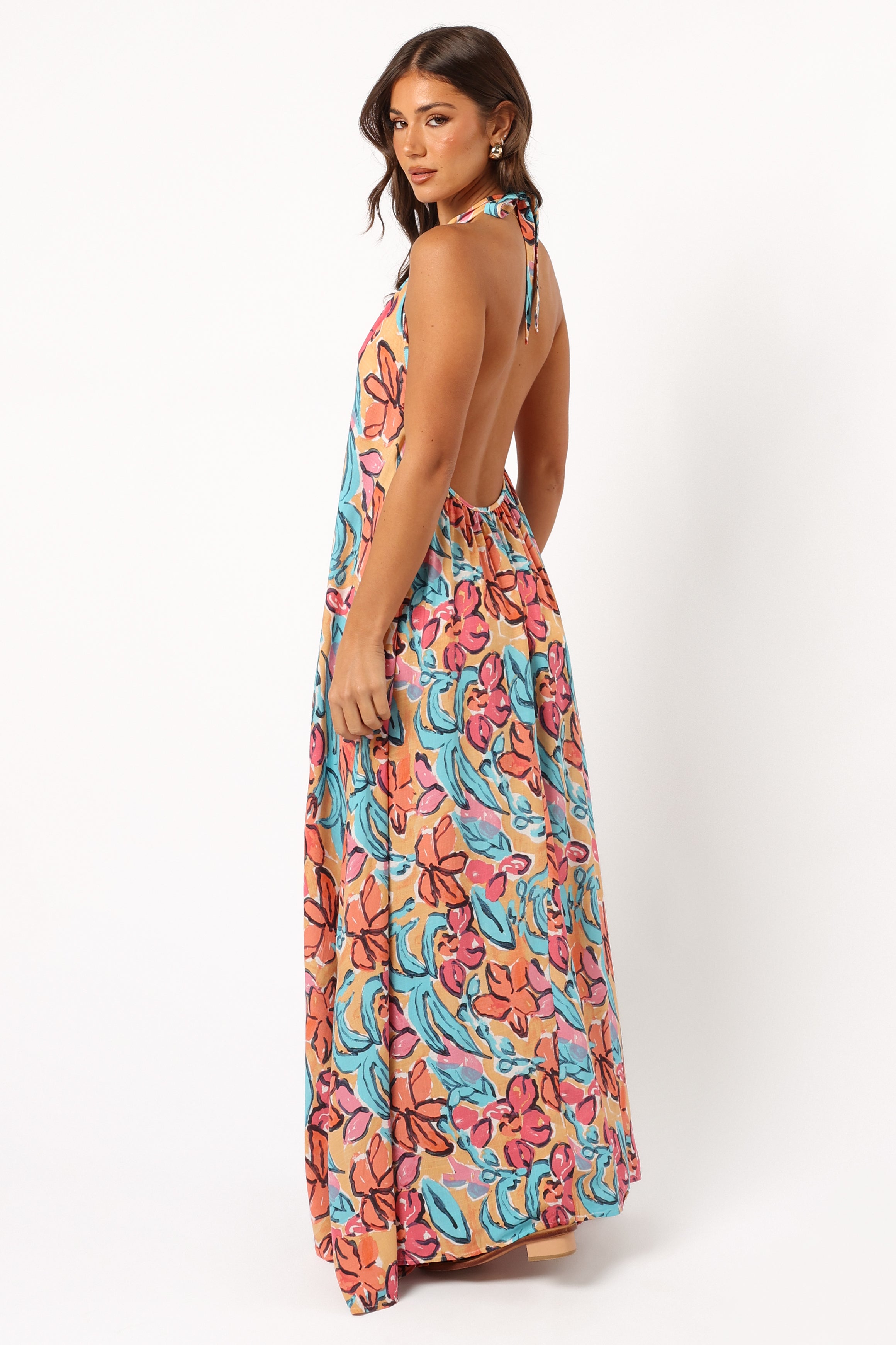 Avery Maxi Dress - Multi Floral-Aur Fashion