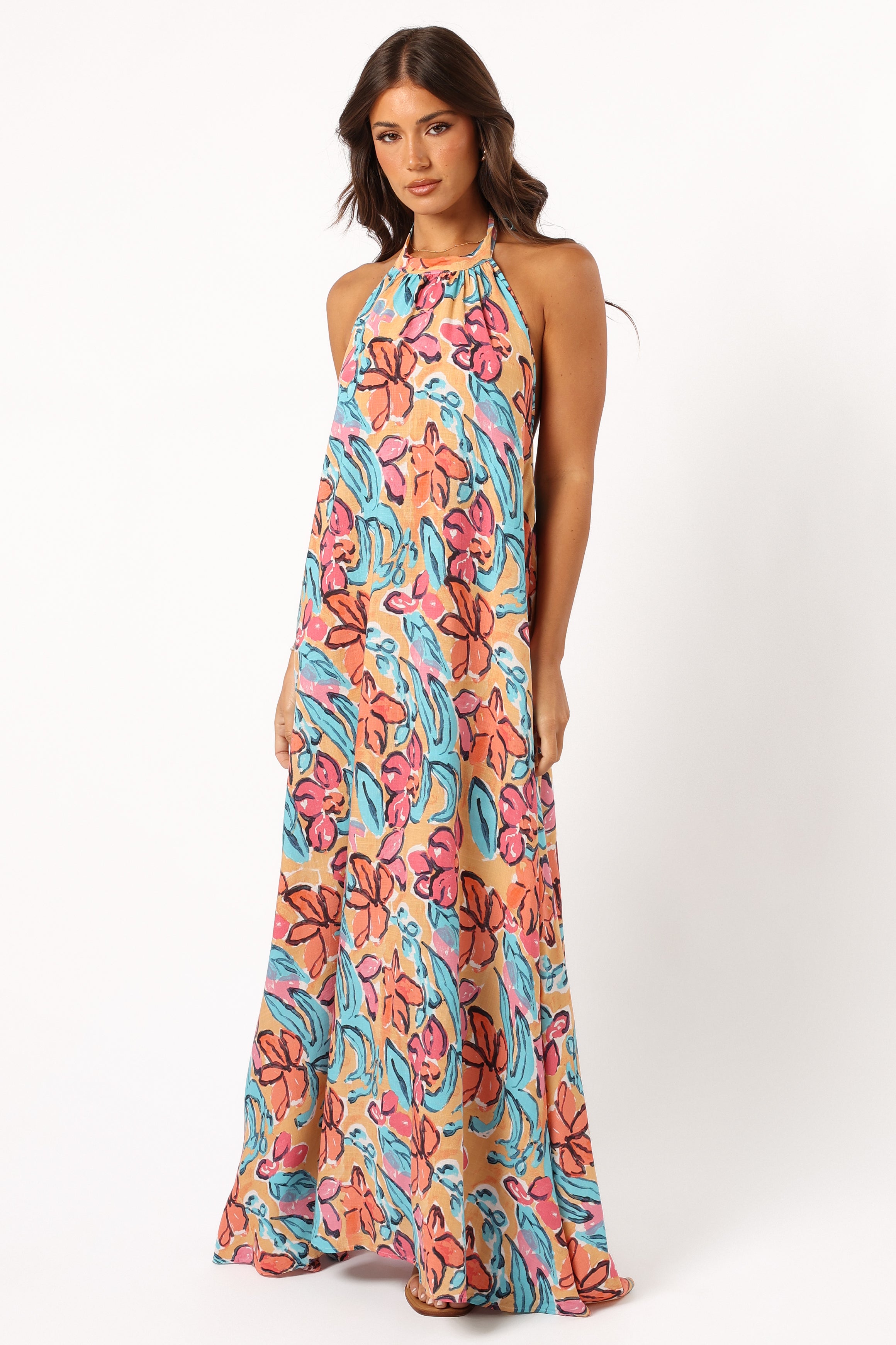 Avery Maxi Dress - Multi Floral-Aur Fashion