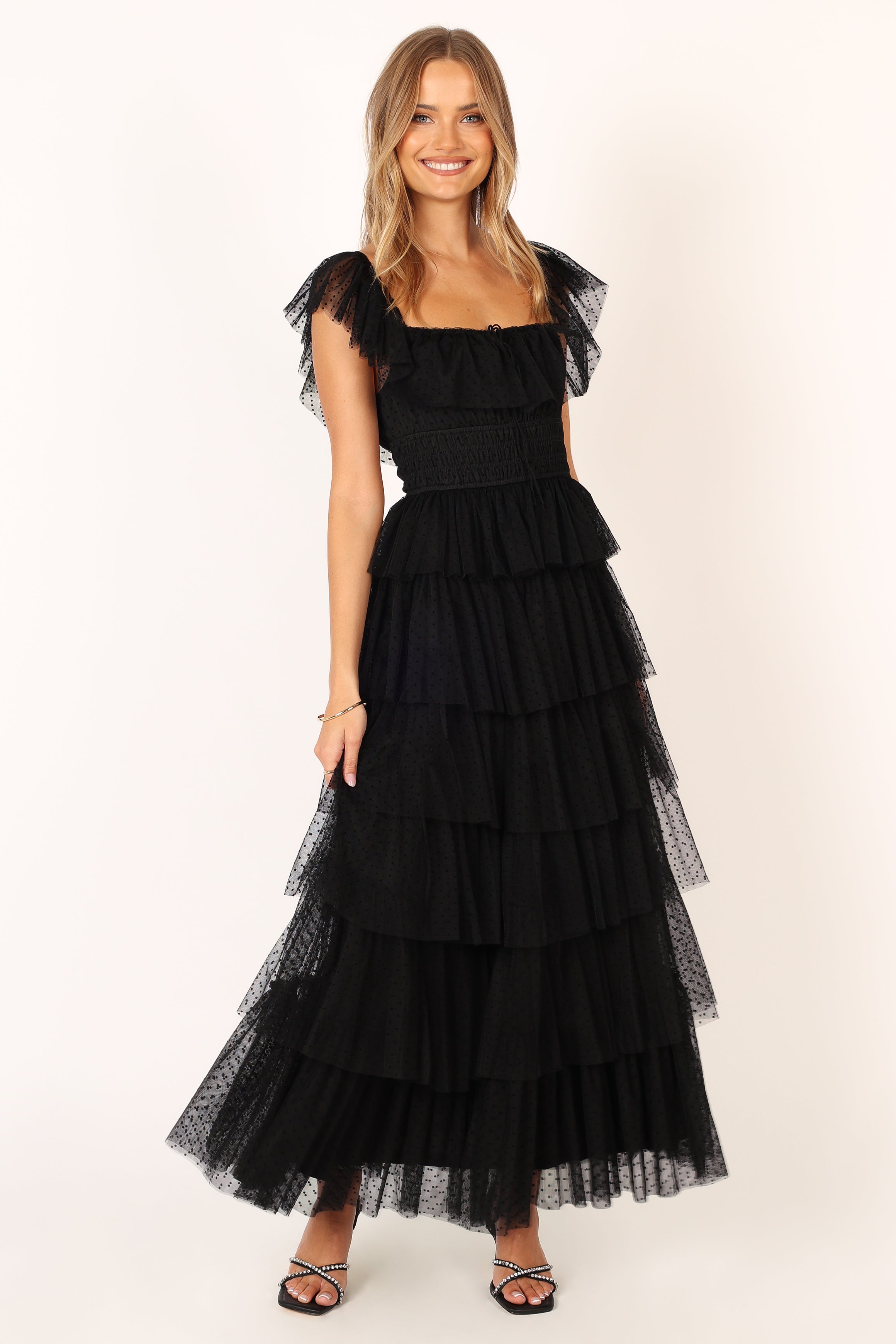 Belle Maxi Dress - Black-Aur Fashion