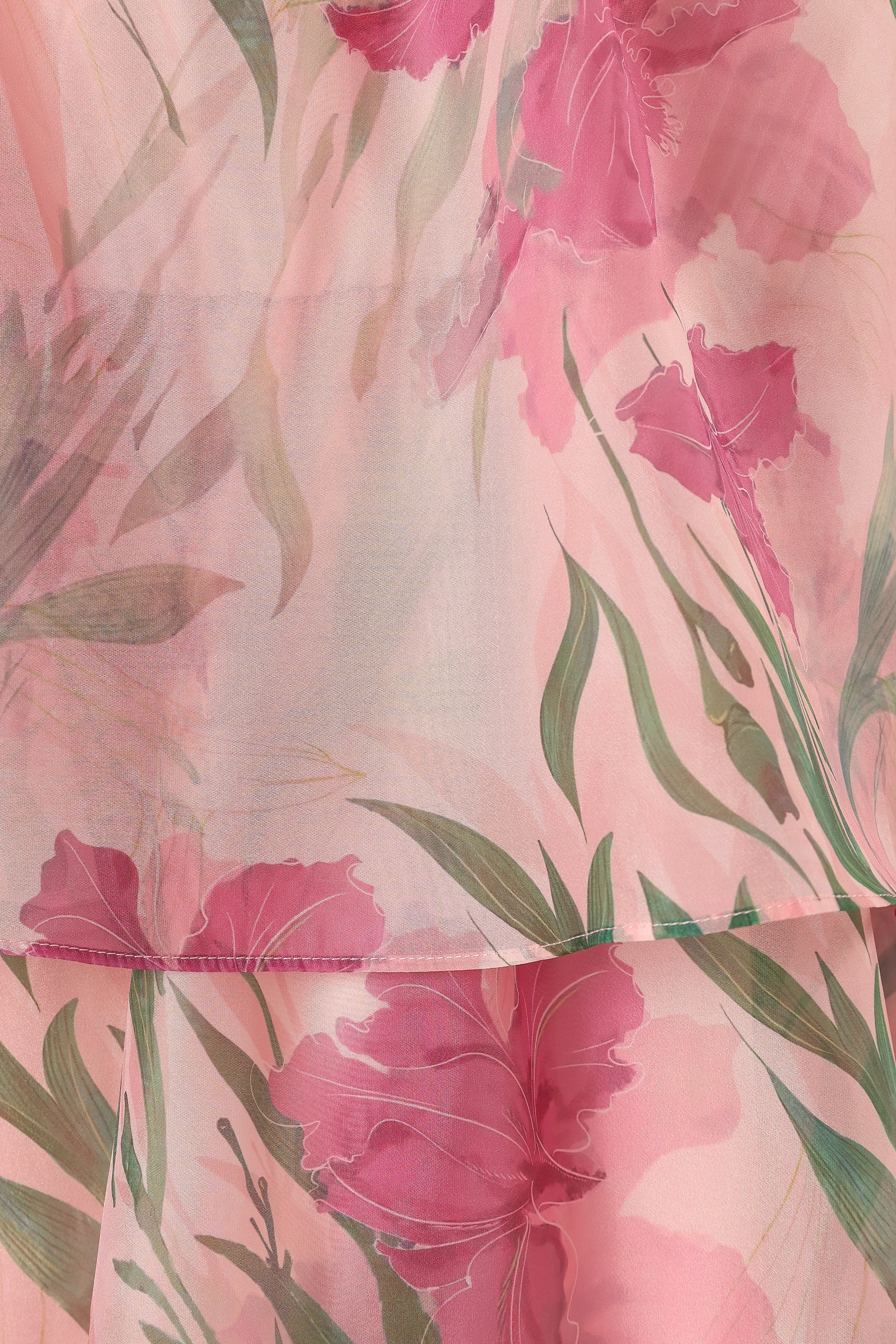 Bloom Strapless Maxi Dress - Pink Floral-Aur Fashion