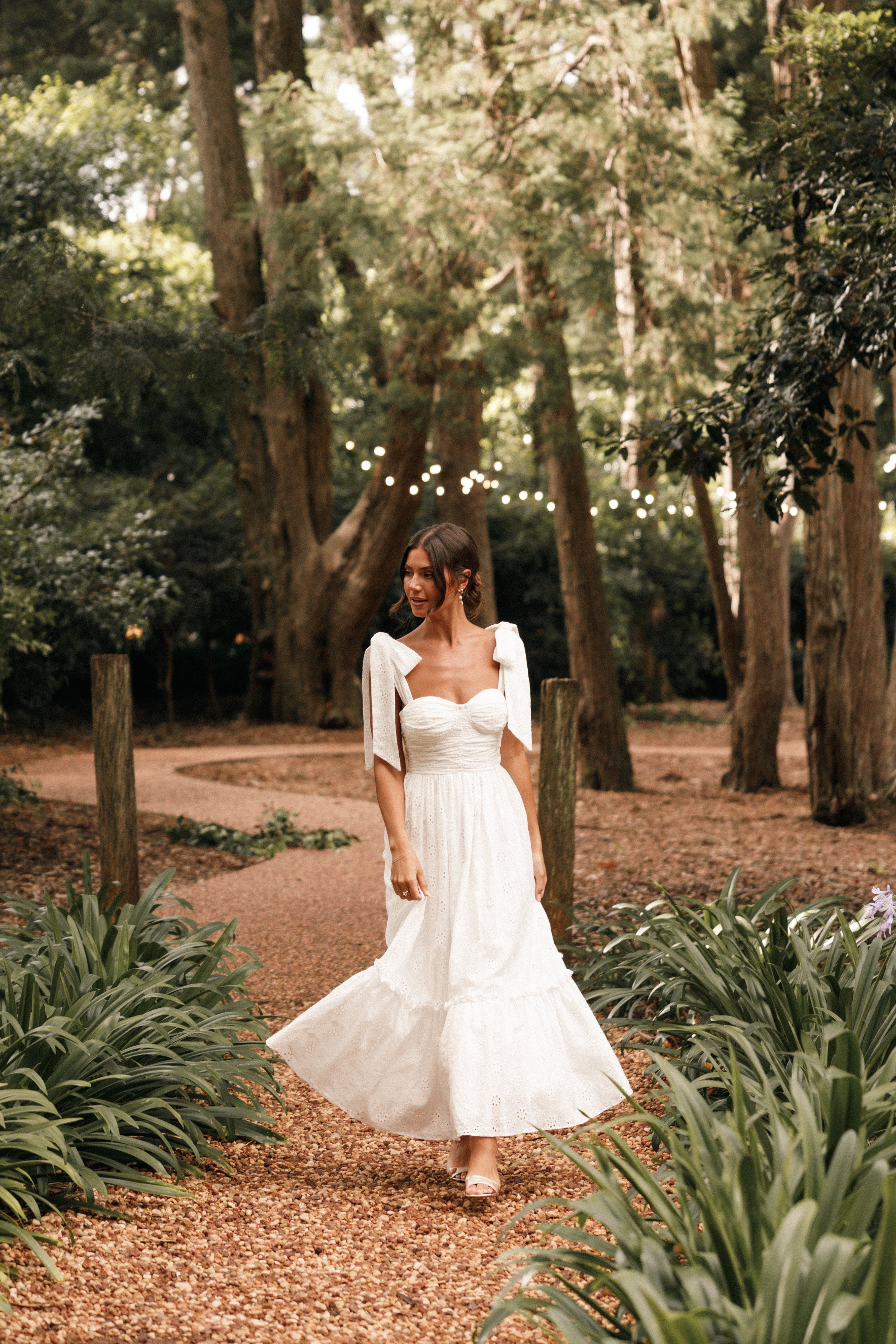 Fiora Maxi Dress - White-Aur Fashion