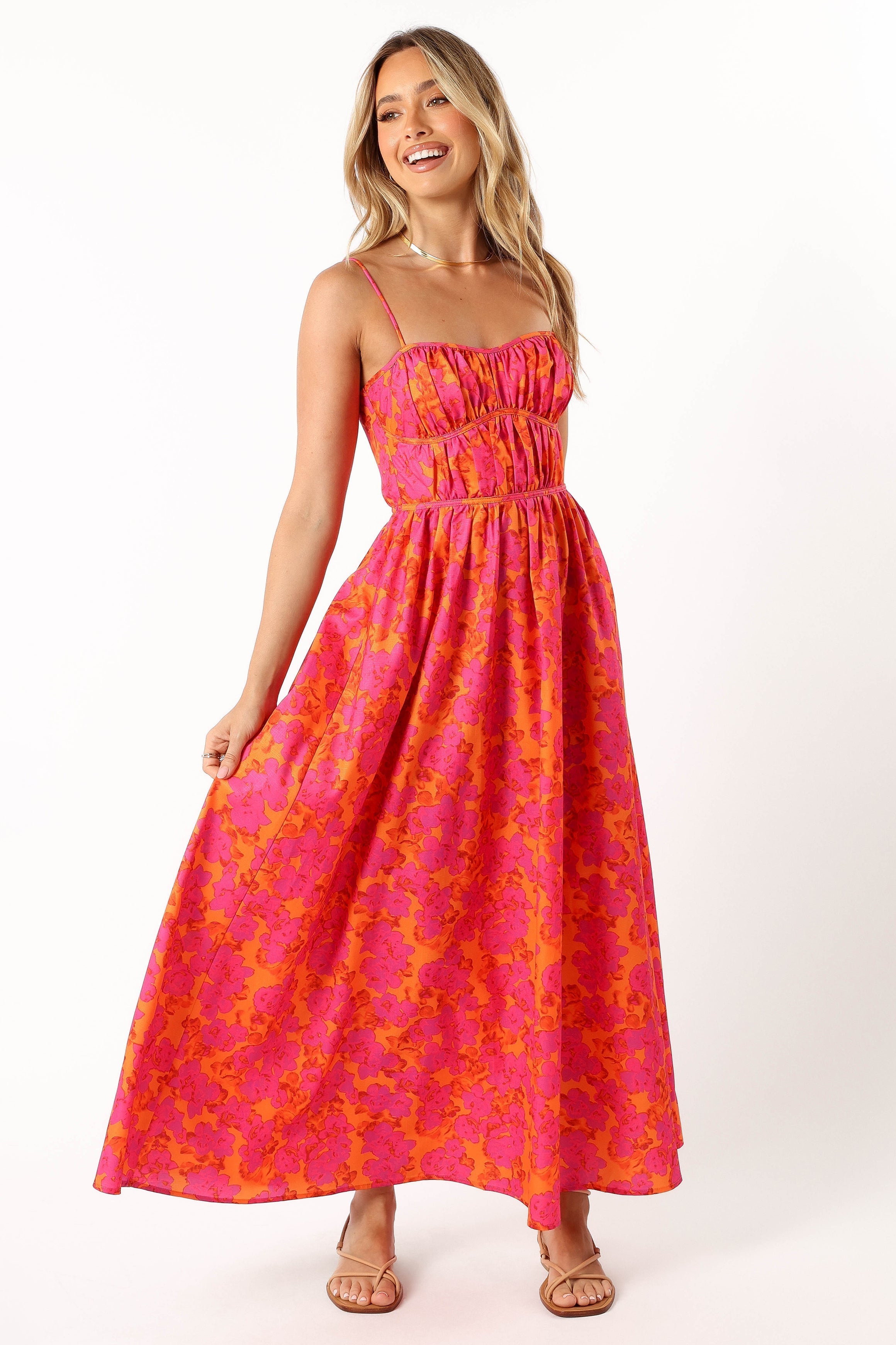 Kelani A-Line Midi Dress - Ambrosia-Aur Fashion