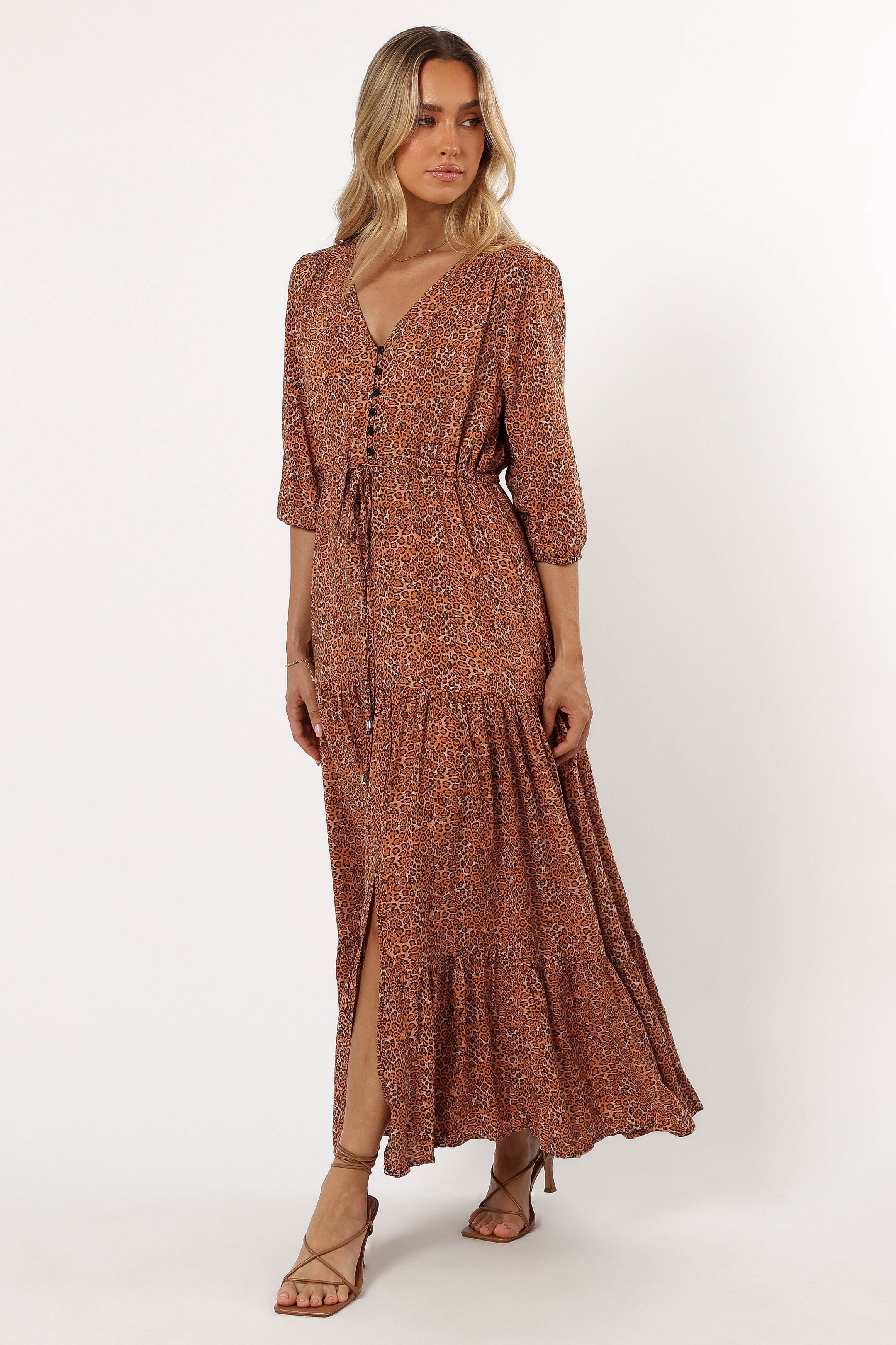 Kelda Dress - Leopard Print-Aur Fashion