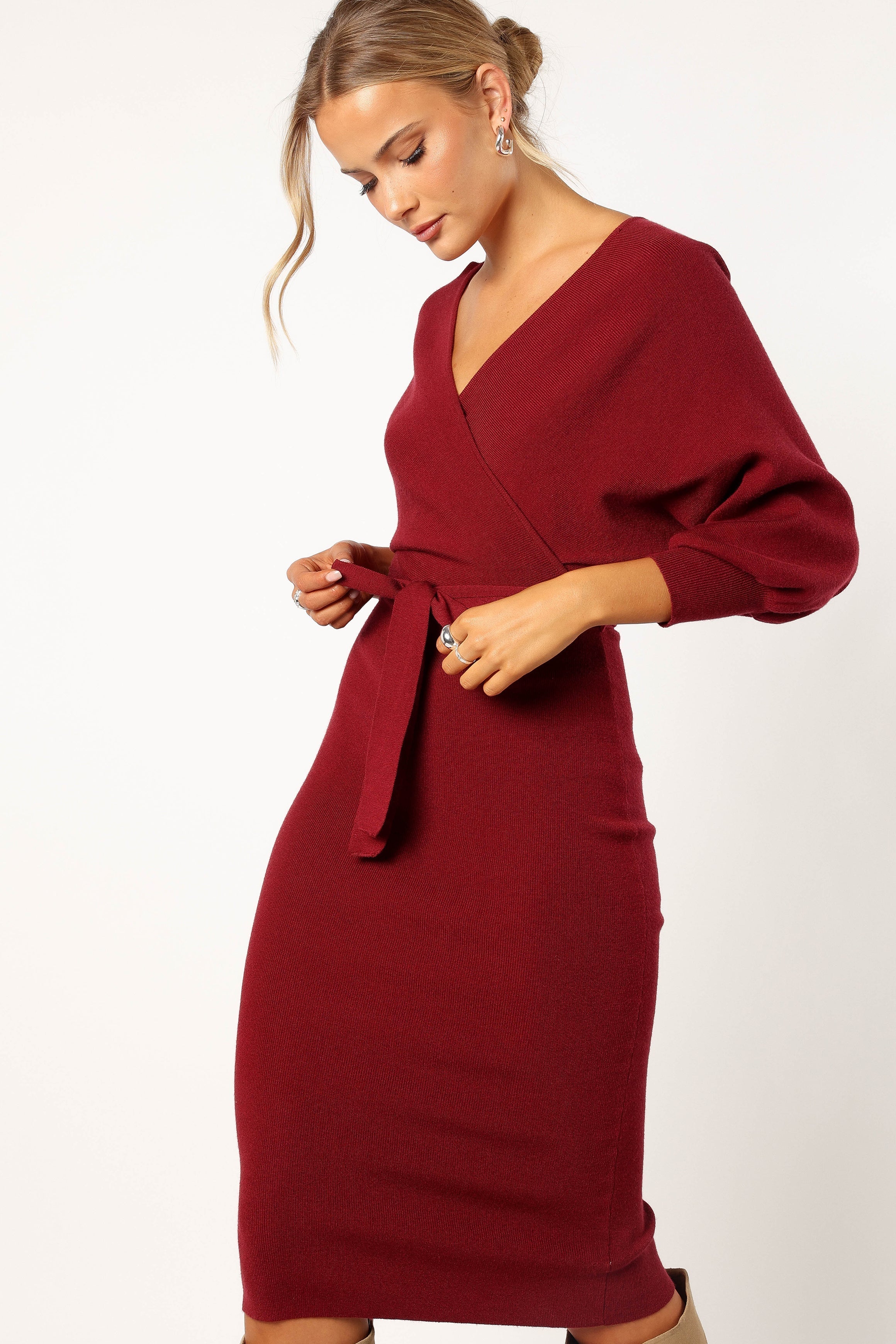 Nate Dress - Merlot-Aur Fashion